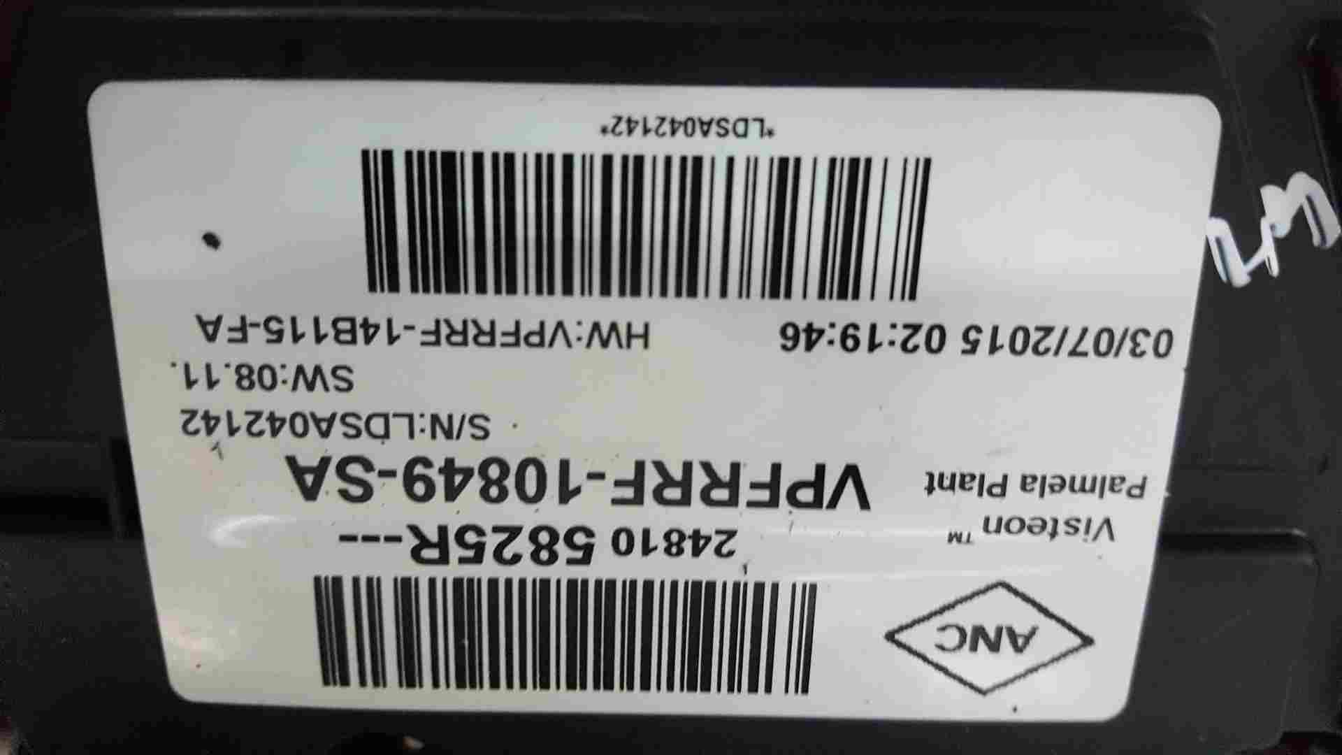 Thumb 4 Renault Trafic MK3 2014-2018 Clock Visteon Instrument Cluster Speedo 248105825R