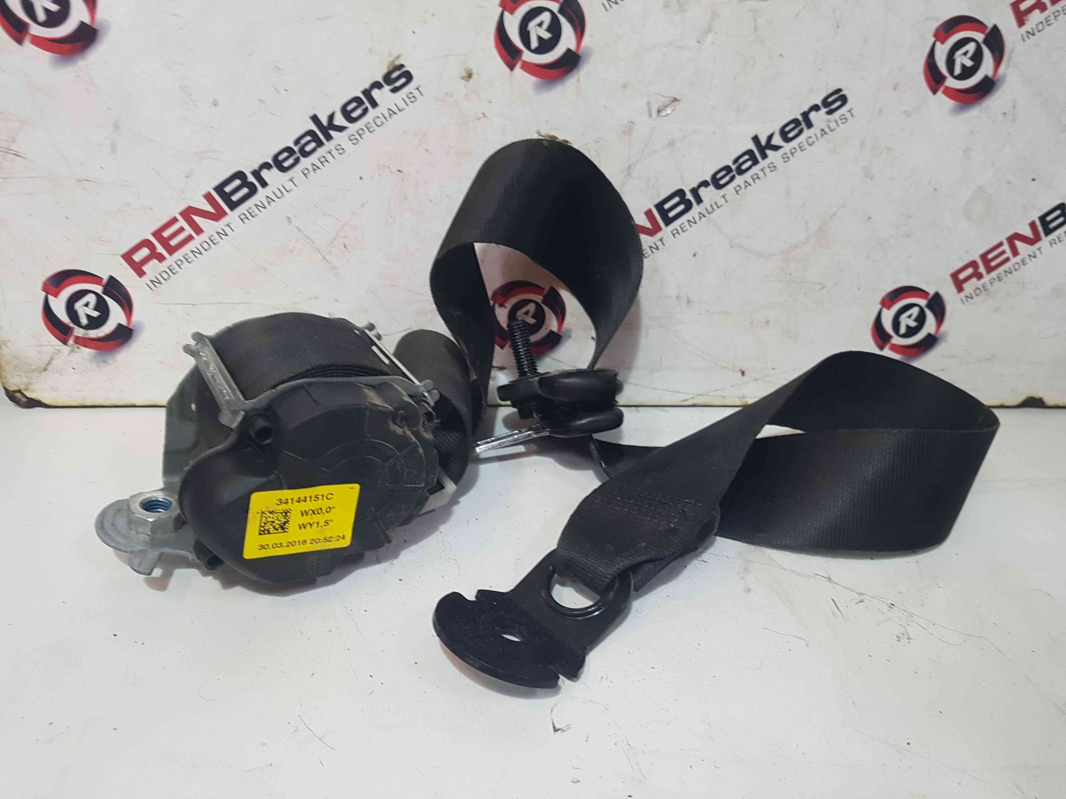 Renault Trafic MK3 2014-2018 Passenger NSF Front Seat Belt Seatbelt