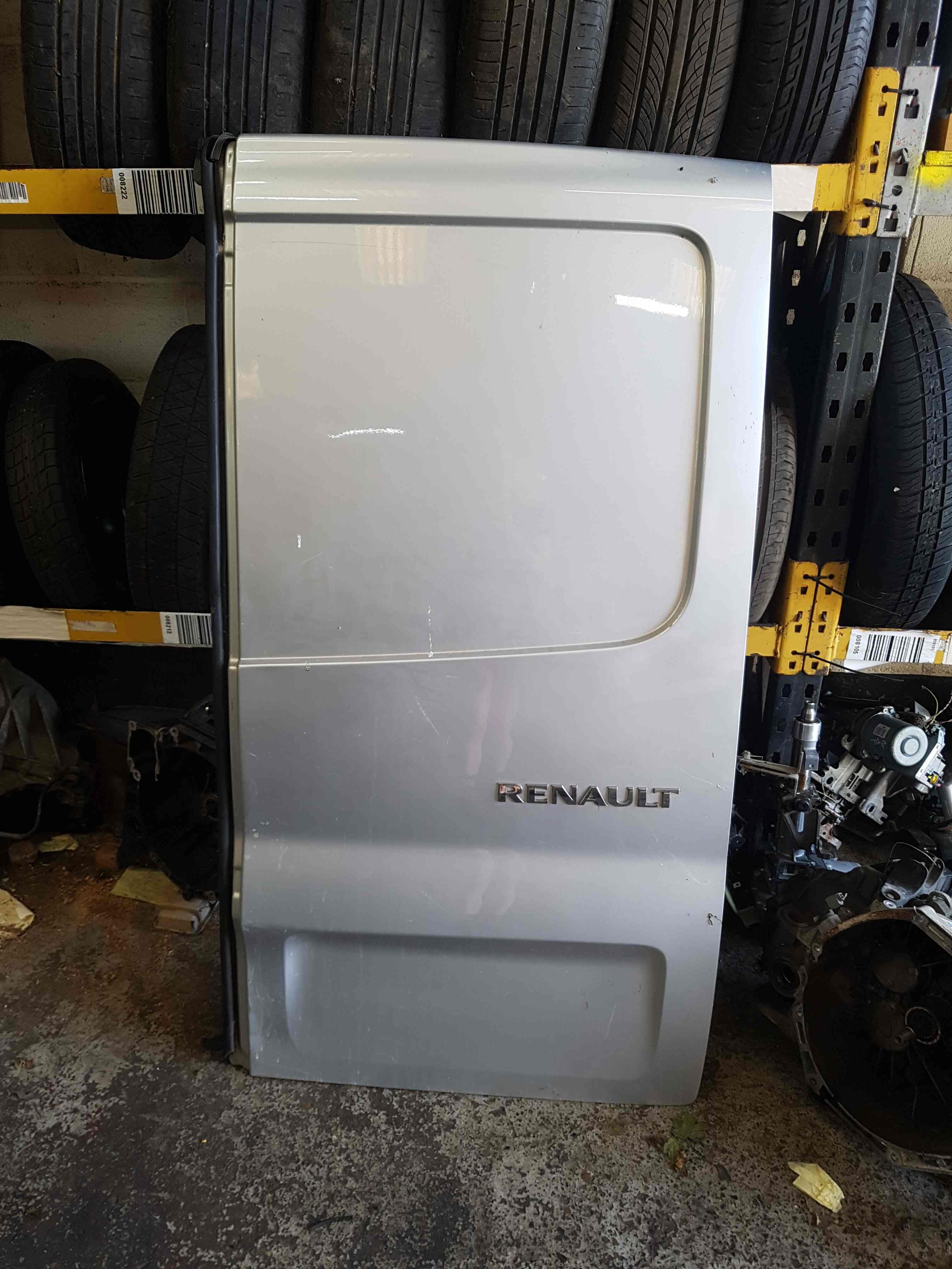 Renault Trafic MK3 2014-2018 Drivers OSR Rear Door Silver Ted69