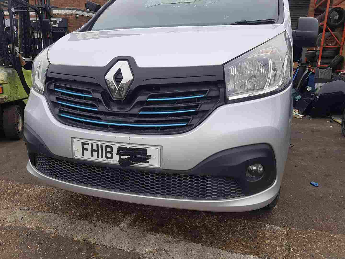 Renault Trafic MK3 2014-2018 Front END Bumper Bonnet Wings Lights Silver Ted69