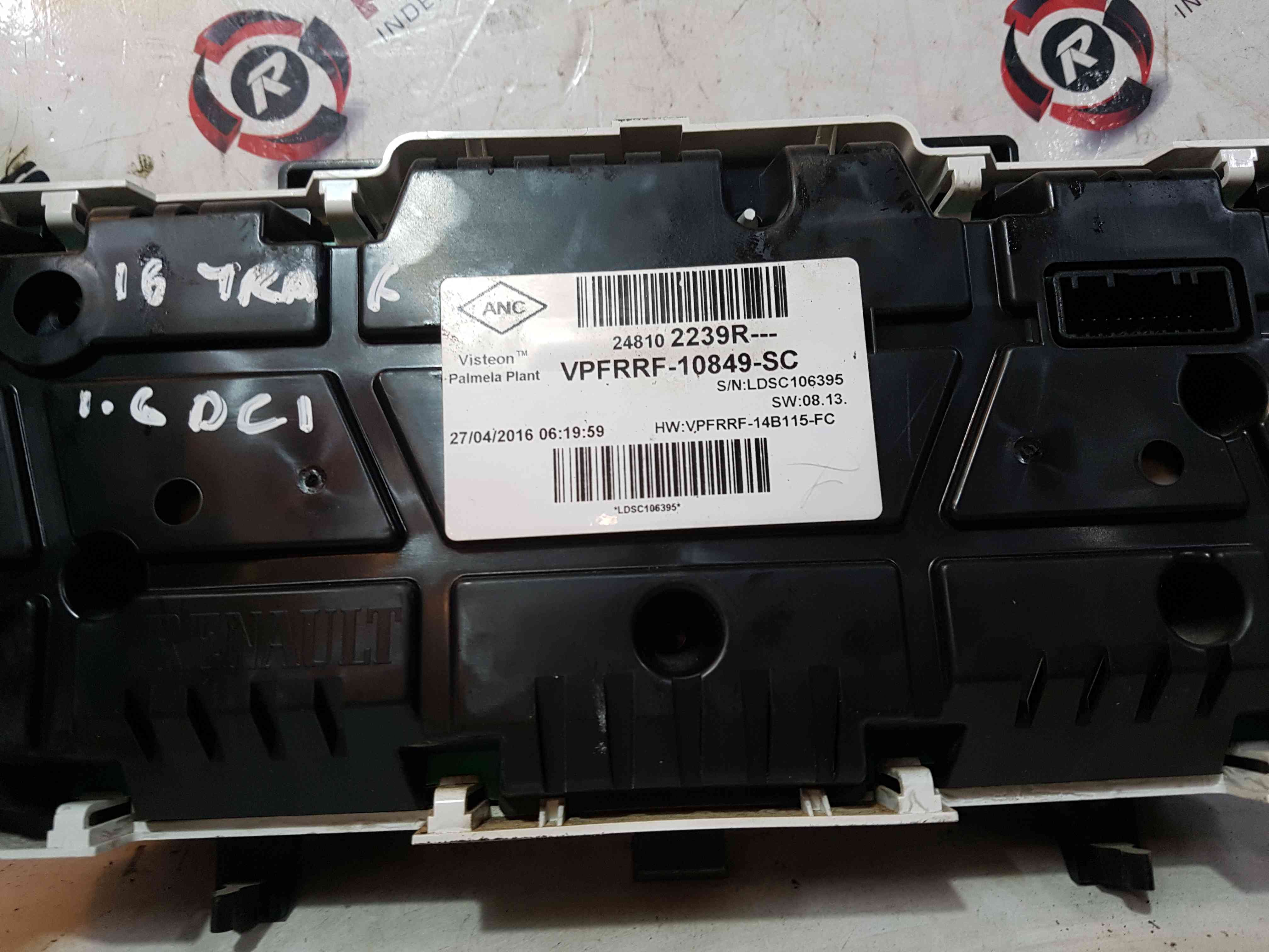 Thumb 5 Renault Trafic MK3 2014-2018 Instrument Panel Dials Clocks 248102239r
