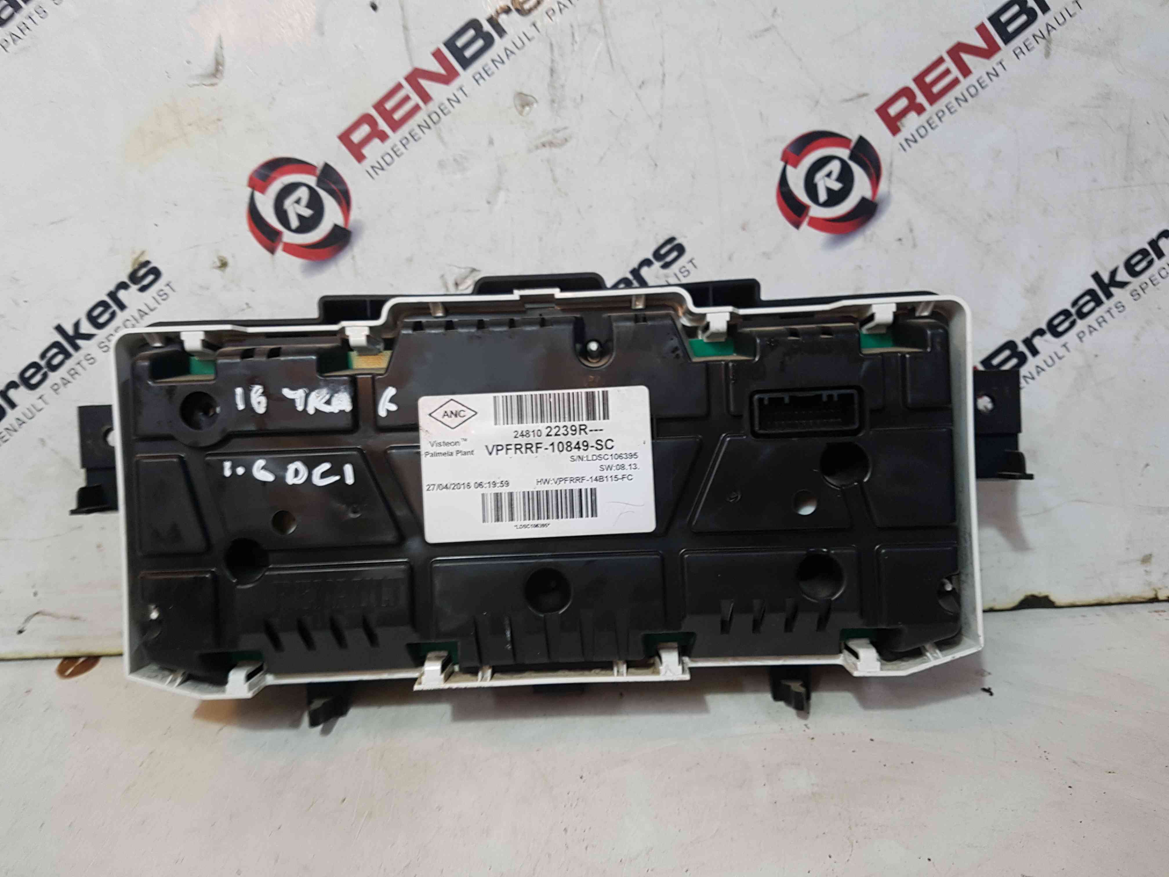 Thumb 6 Renault Trafic MK3 2014-2018 Instrument Panel Dials Clocks 248102239r