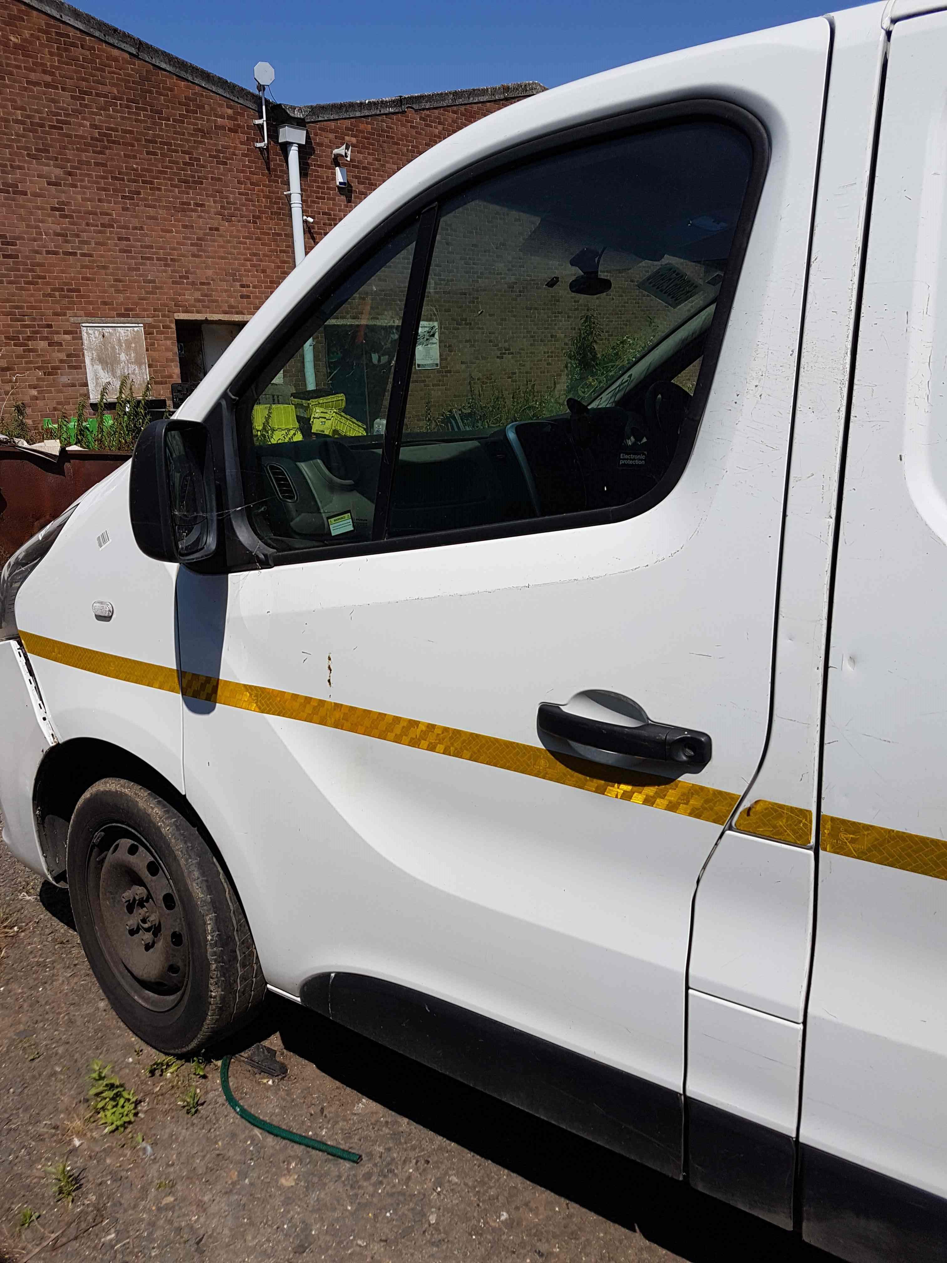 Thumb 3 Renault Trafic MK3 2014-2018 NSF Passenger Front Door ICE White Ov369