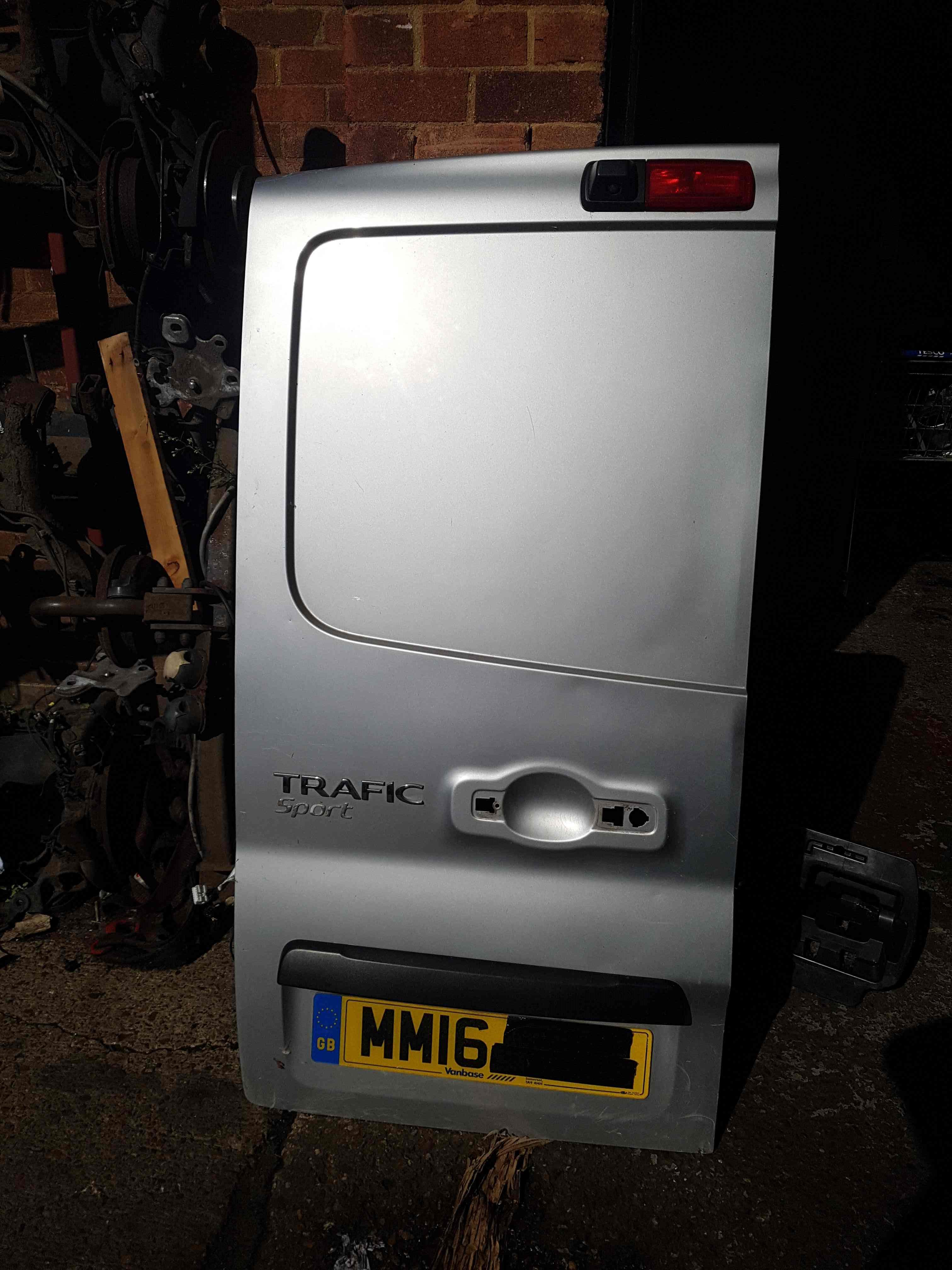 Thumb 2 Renault Trafic MK3 2014-2018 NSR Passenger Rear Door Silver Ted69