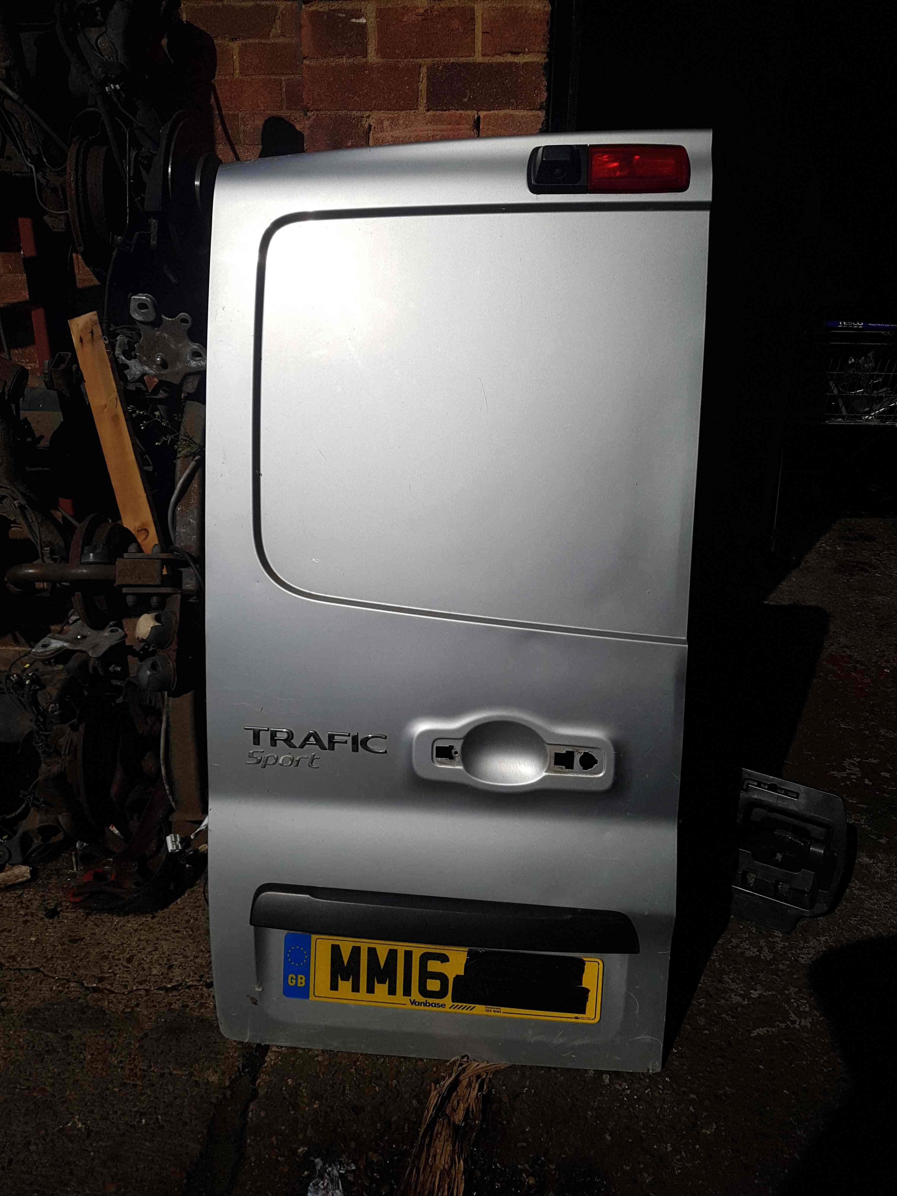 Renault Trafic MK3 2014-2018 NSR Passenger Rear Door Silver Ted69