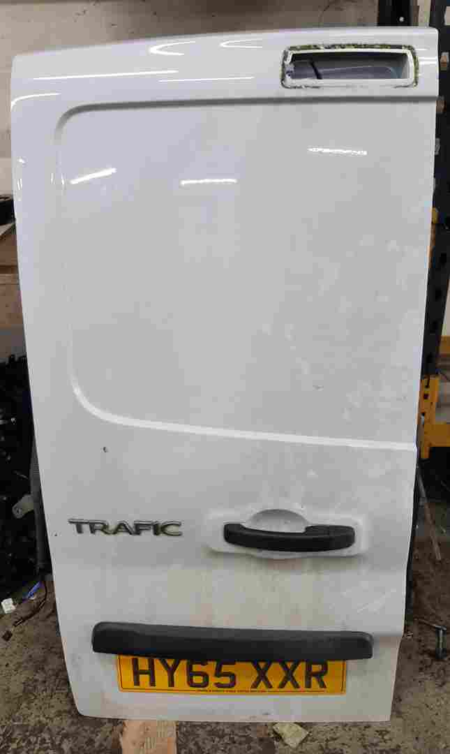Thumb 2 Renault Trafic MK3 2014-2018 NSR Passenger Rear Door White Ov369 369 