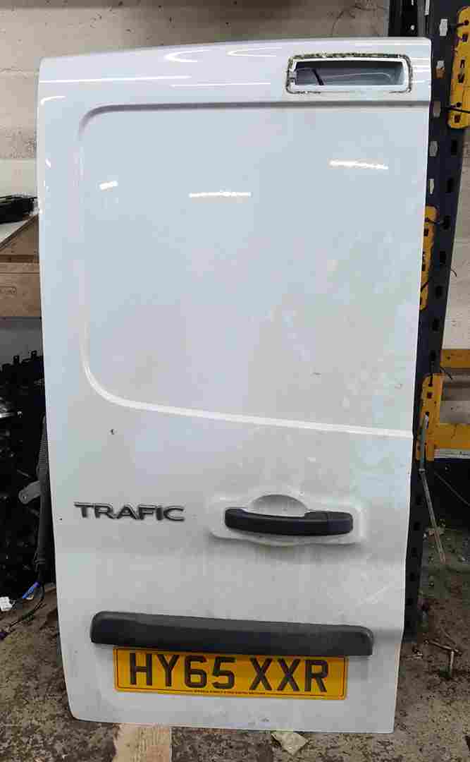 Renault Trafic MK3 2014-2018 NSR Passenger Rear Door White Ov369 369 