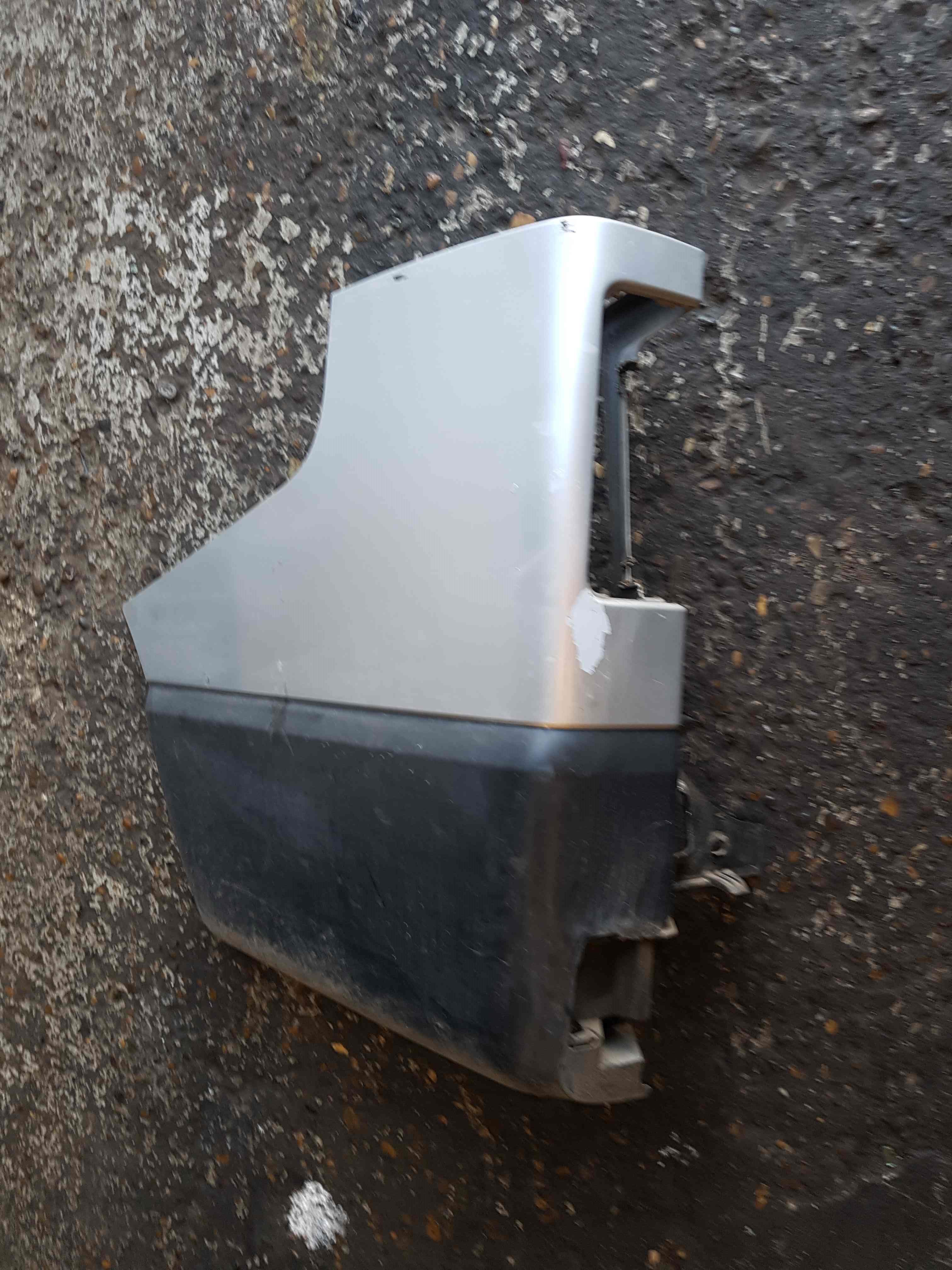 Renault Trafic MK3 2014-2018 Passenger NSR Rear Bumper Corner Trim Silver Ted69