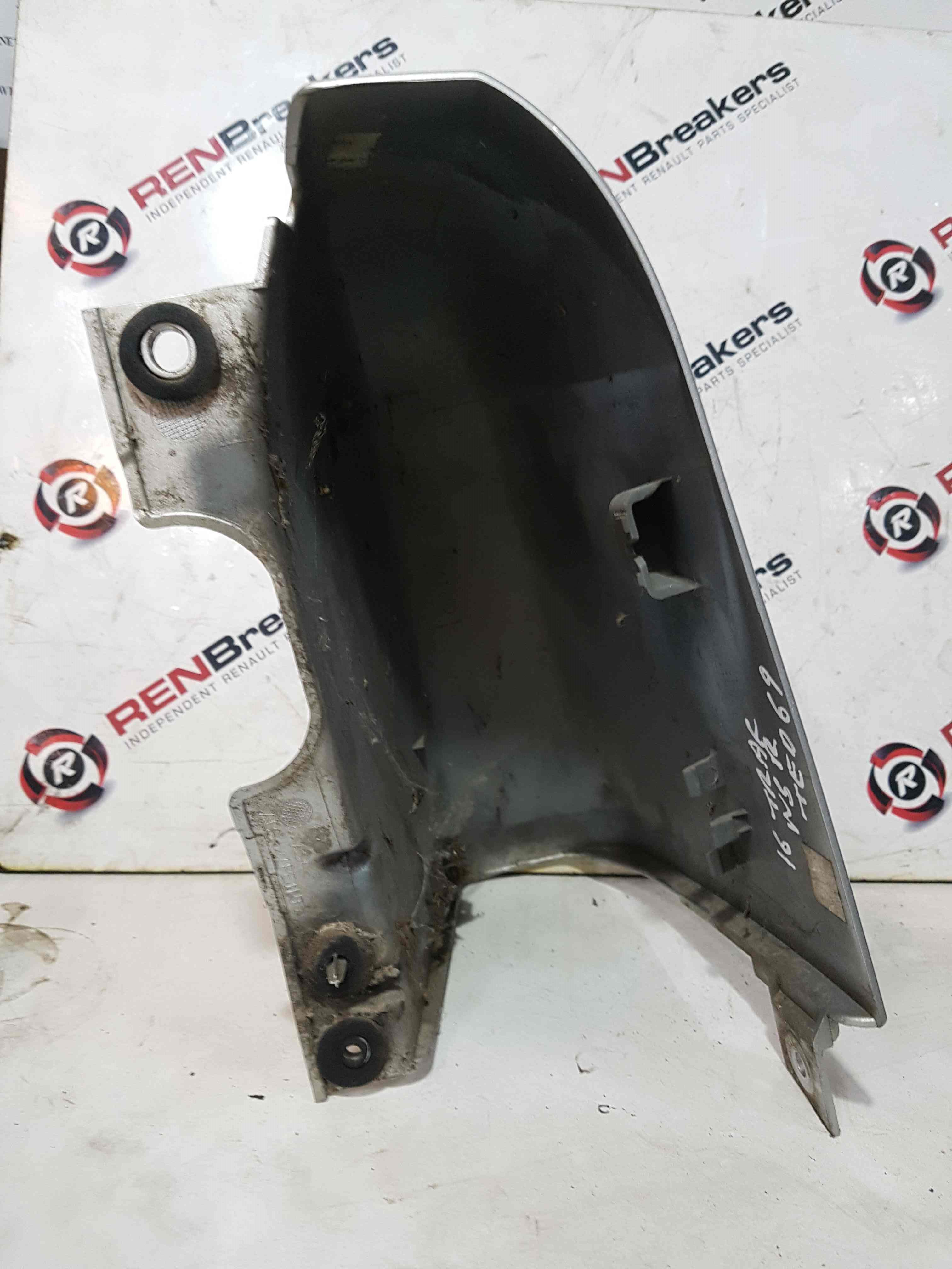 Thumb 4 Renault Trafic MK3 2014-2018 Passenger Rear Upper NSR Top Moulding Trim Silver