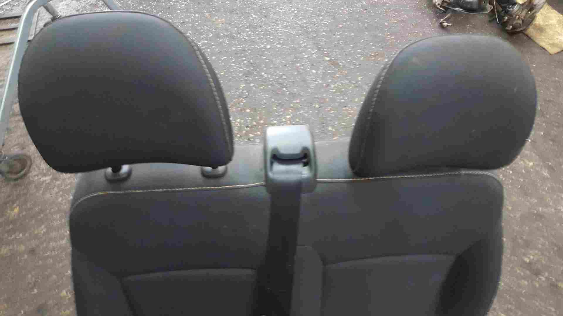 Thumb 3 Renault Trafic MK3 2014-2018 Passengers Double Seat Black No Rips 