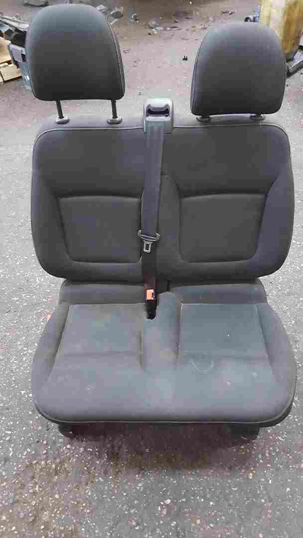 Thumb 5 Renault Trafic MK3 2014-2018 Passengers Double Seat Black No Rips 