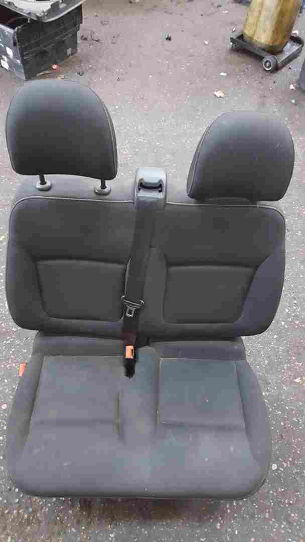 Thumb 6 Renault Trafic MK3 2014-2018 Passengers Double Seat Black No Rips 
