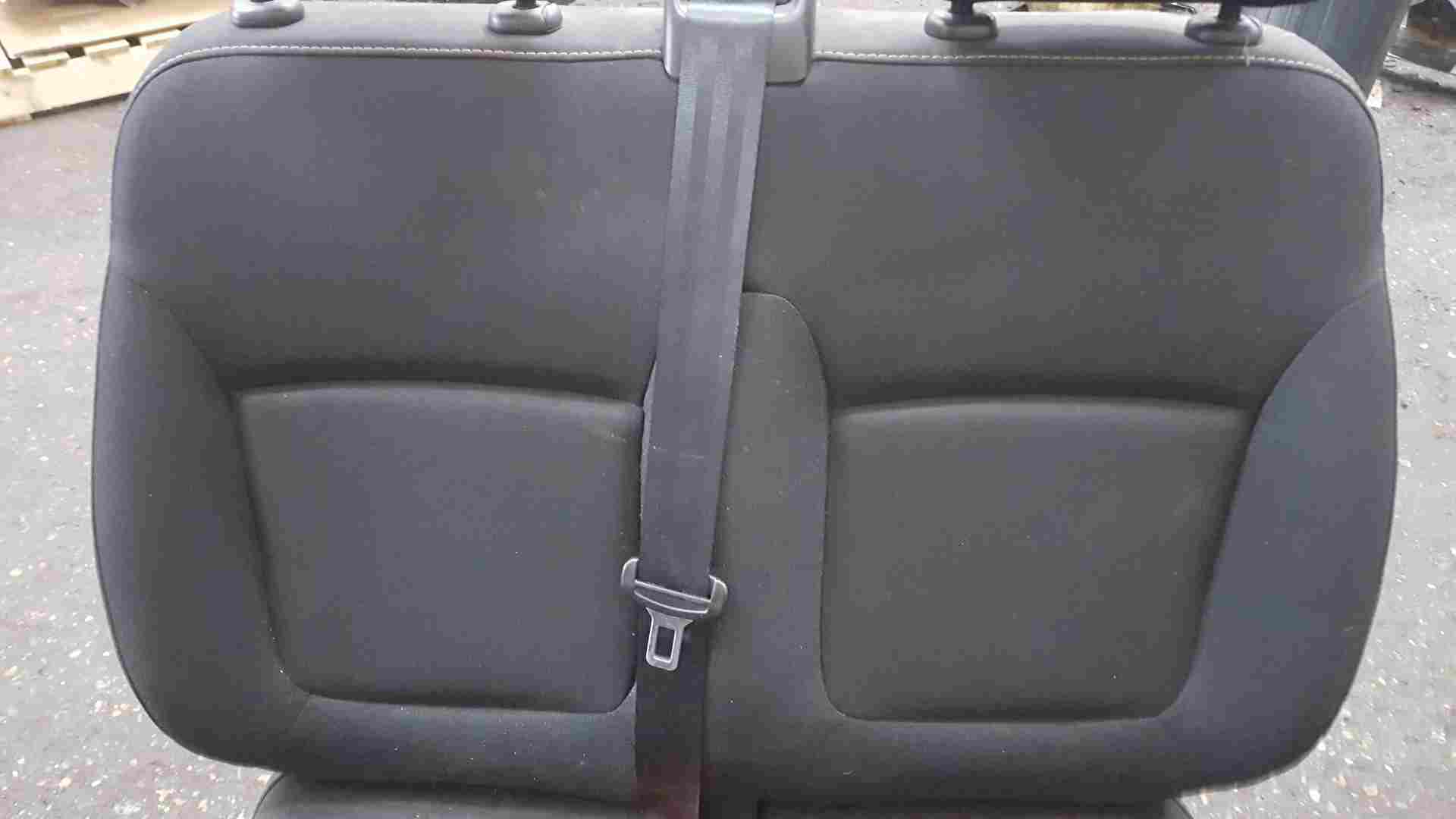 Thumb 8 Renault Trafic MK3 2014-2018 Passengers Double Seat Black No Rips 