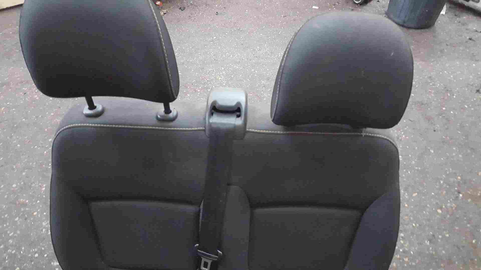 Thumb 9 Renault Trafic MK3 2014-2018 Passengers Double Seat Black No Rips 
