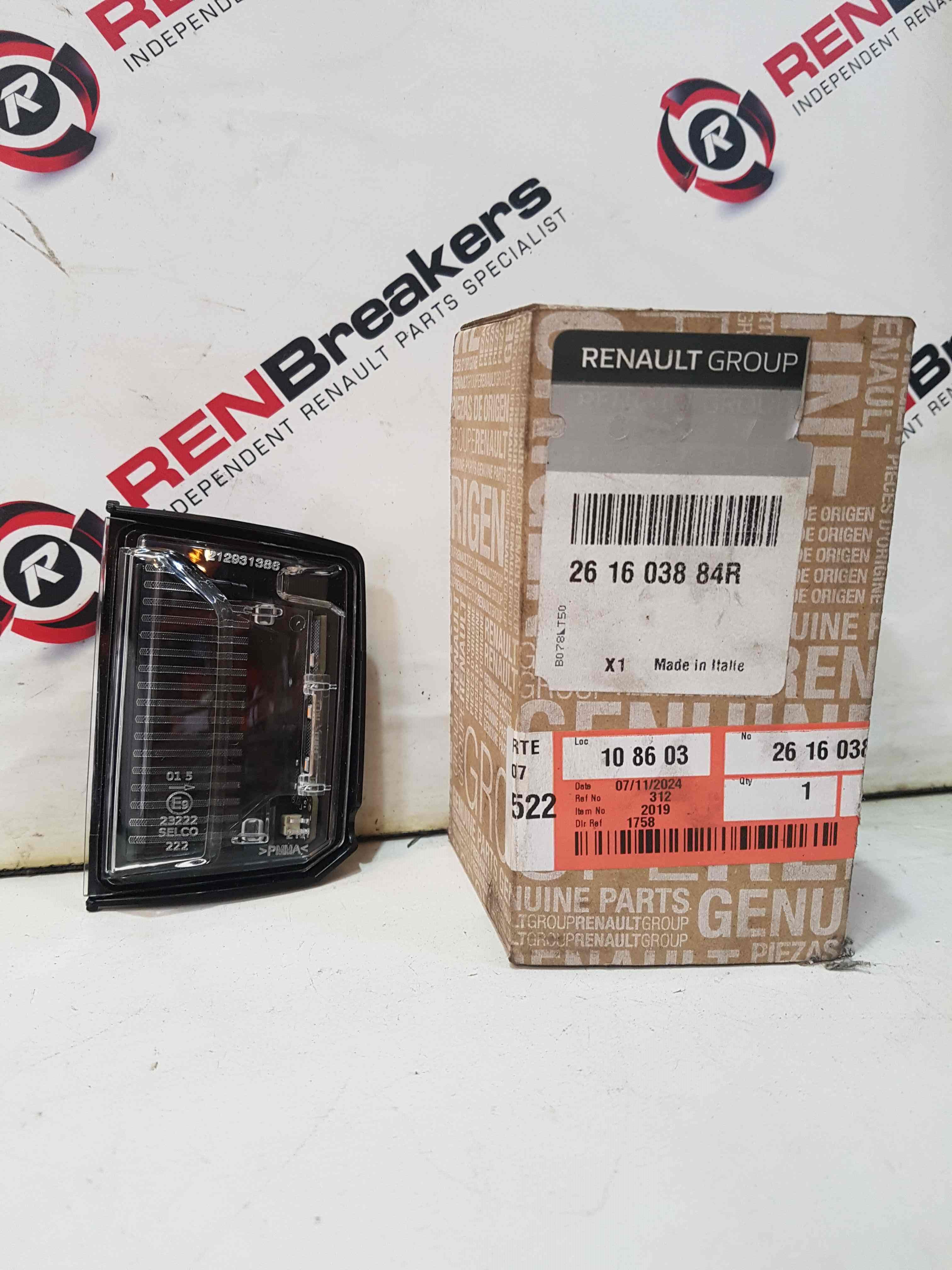 Thumb 6 Renault Trafic MK3 2014-2018 Right OSF Right Indicator Clear LED Light Lamp 