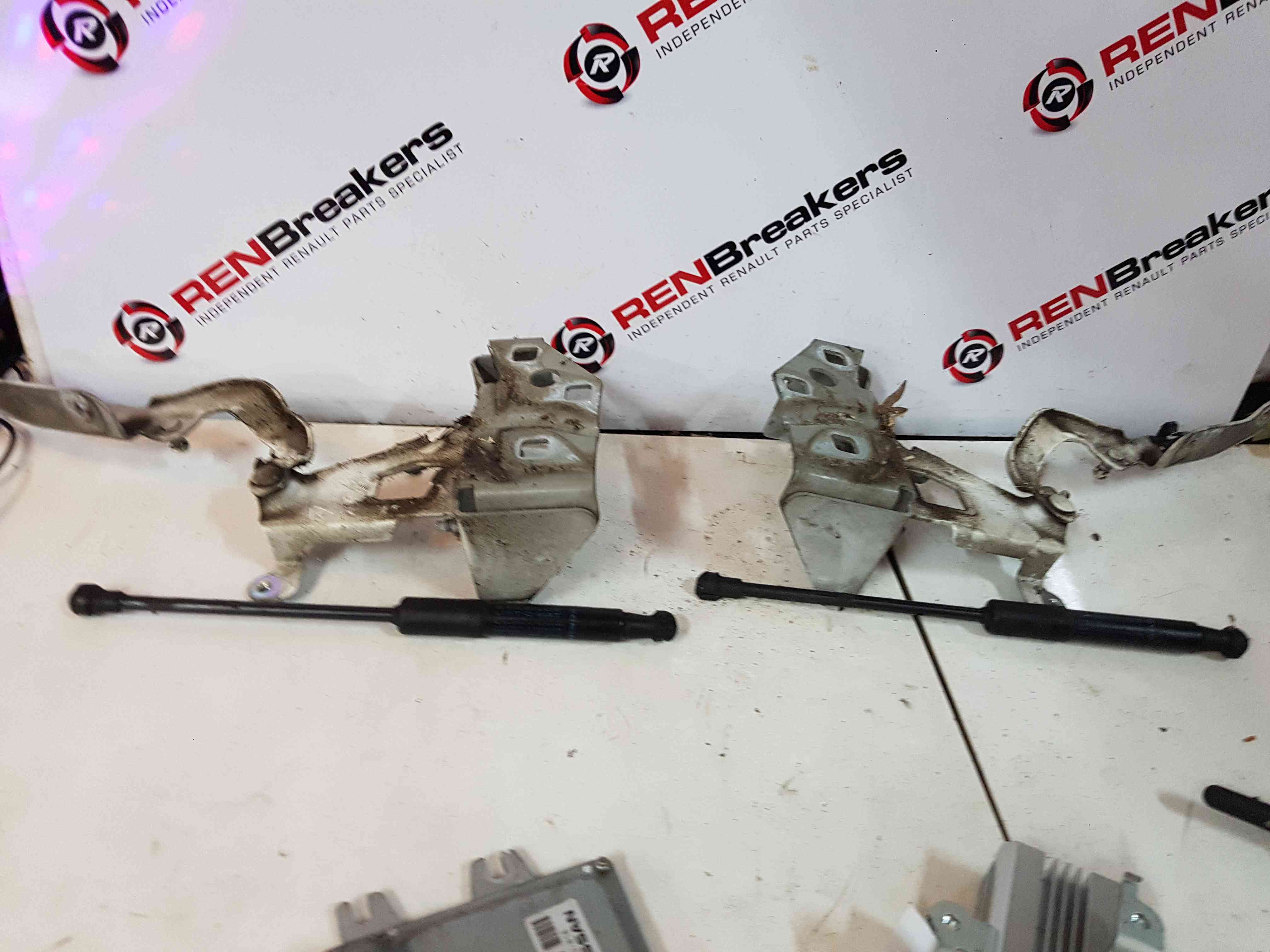 Thumb 2 Renault Trafic MK3 2014-2019 Bonnet Hinges SET Pair White Ov369