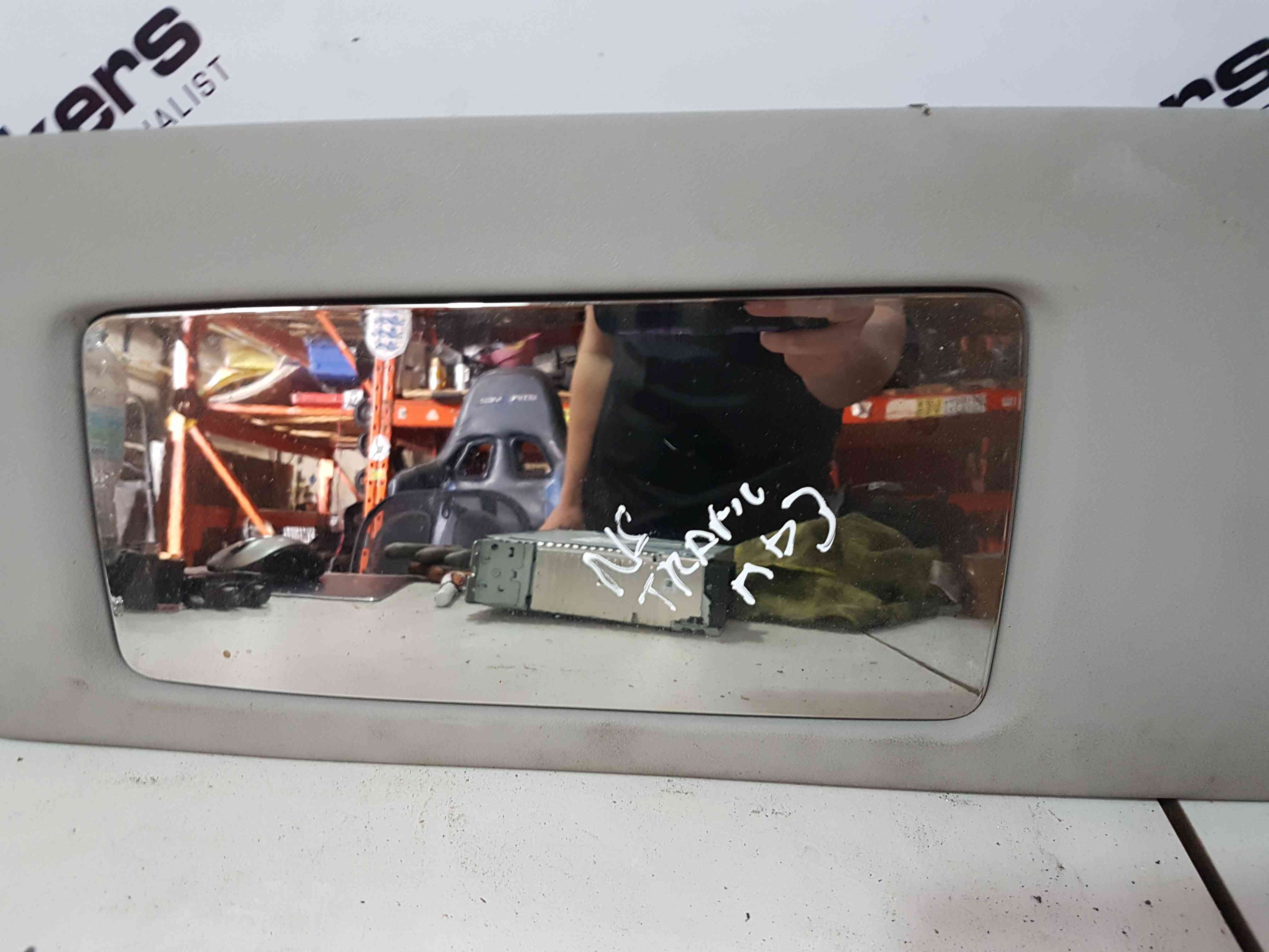 Thumb 3 Renault Trafic MK3 2014-2019 Passenger NSF Sun Visor Shade Wide View
