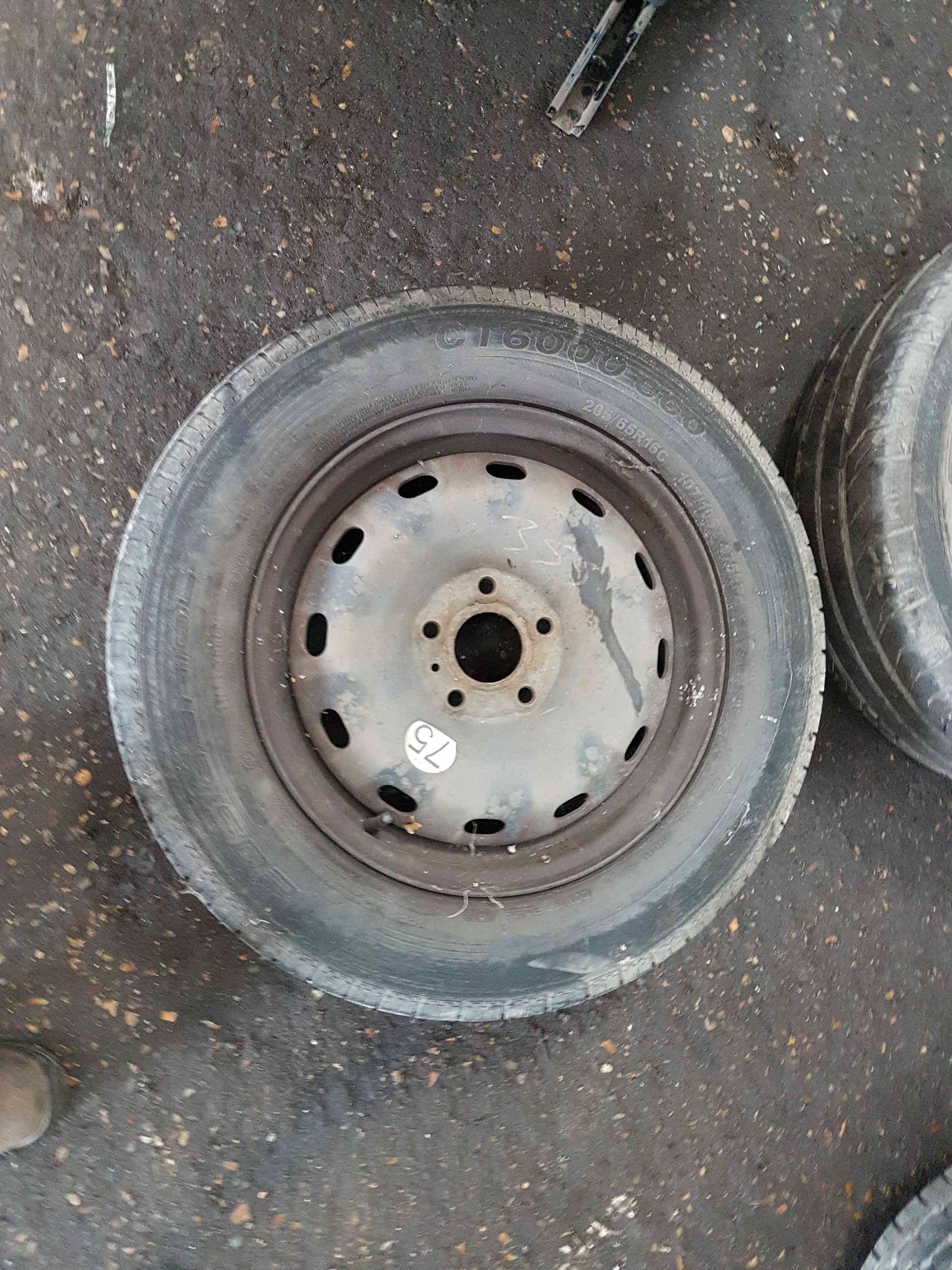 Thumb 3 Renault Trafic MK3 2014-2019 Steel Wheel RIM + Tyre 205 65 16 7Mm 3/5
