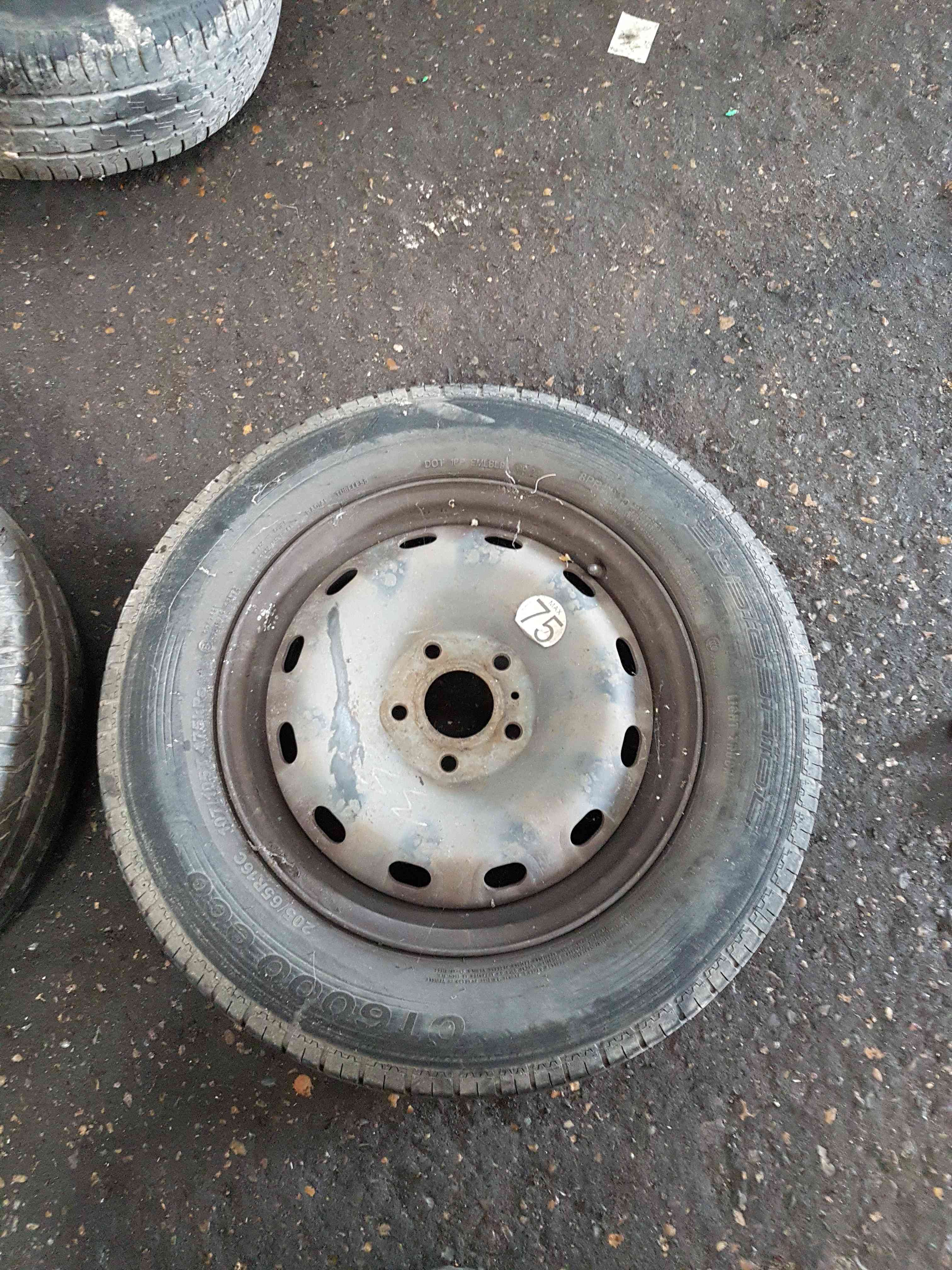 Thumb 7 Renault Trafic MK3 2014-2019 Steel Wheel RIM + Tyre 205 65 16 7Mm 3/5