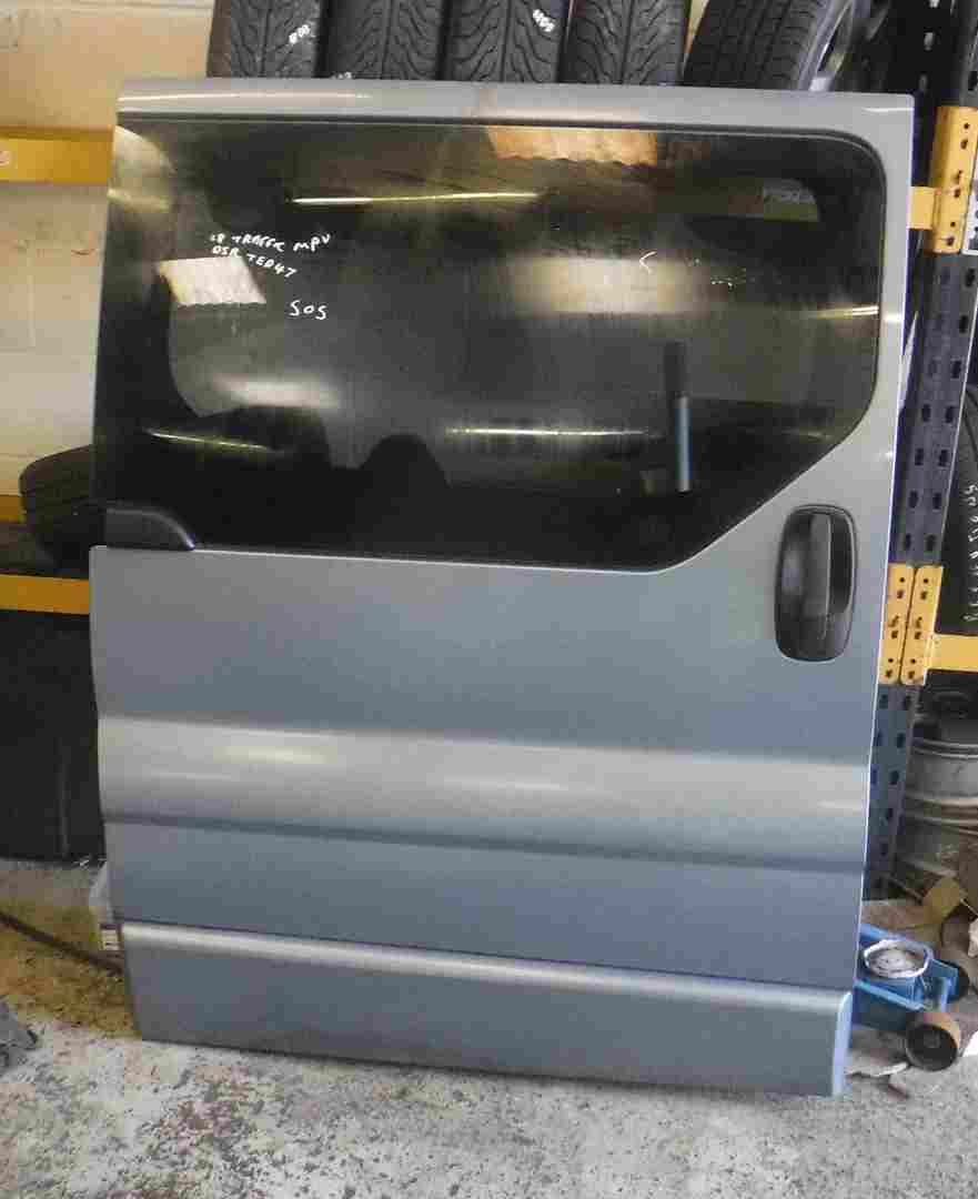 Renault Trafic MPV 2006-2014 Drivers OS Sliding Side Door Blue Purple TED47