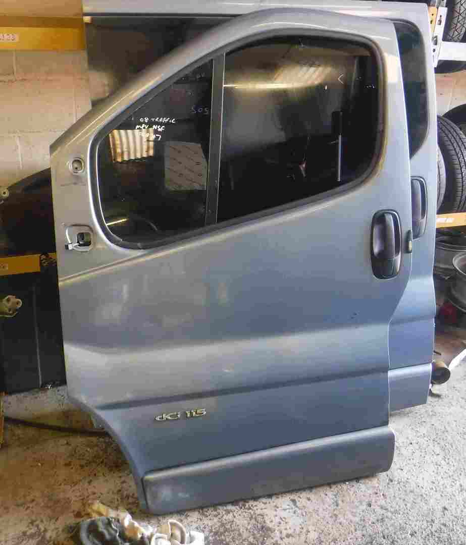 Renault Trafic MPV 2006-2014 Passenger NSF Front Door Purple Blue TED47