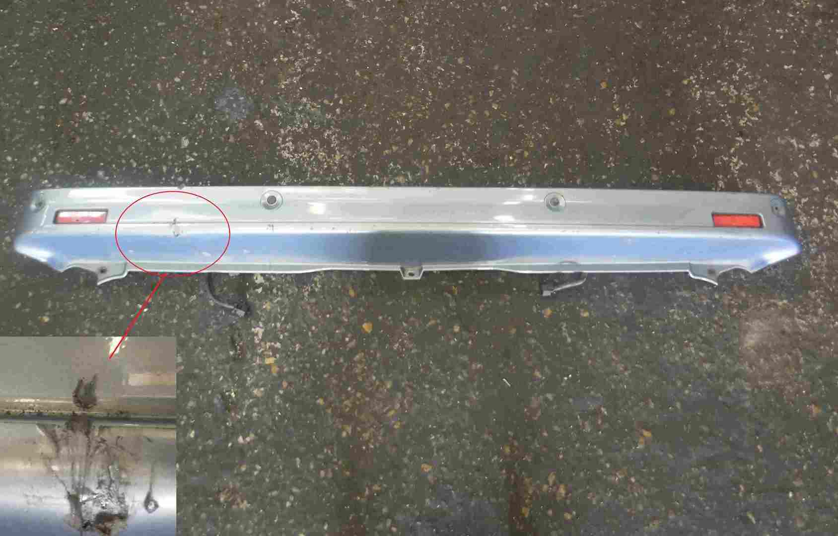 Renault Trafic MPV 2006-2014 Rear Bumper Purple TED47