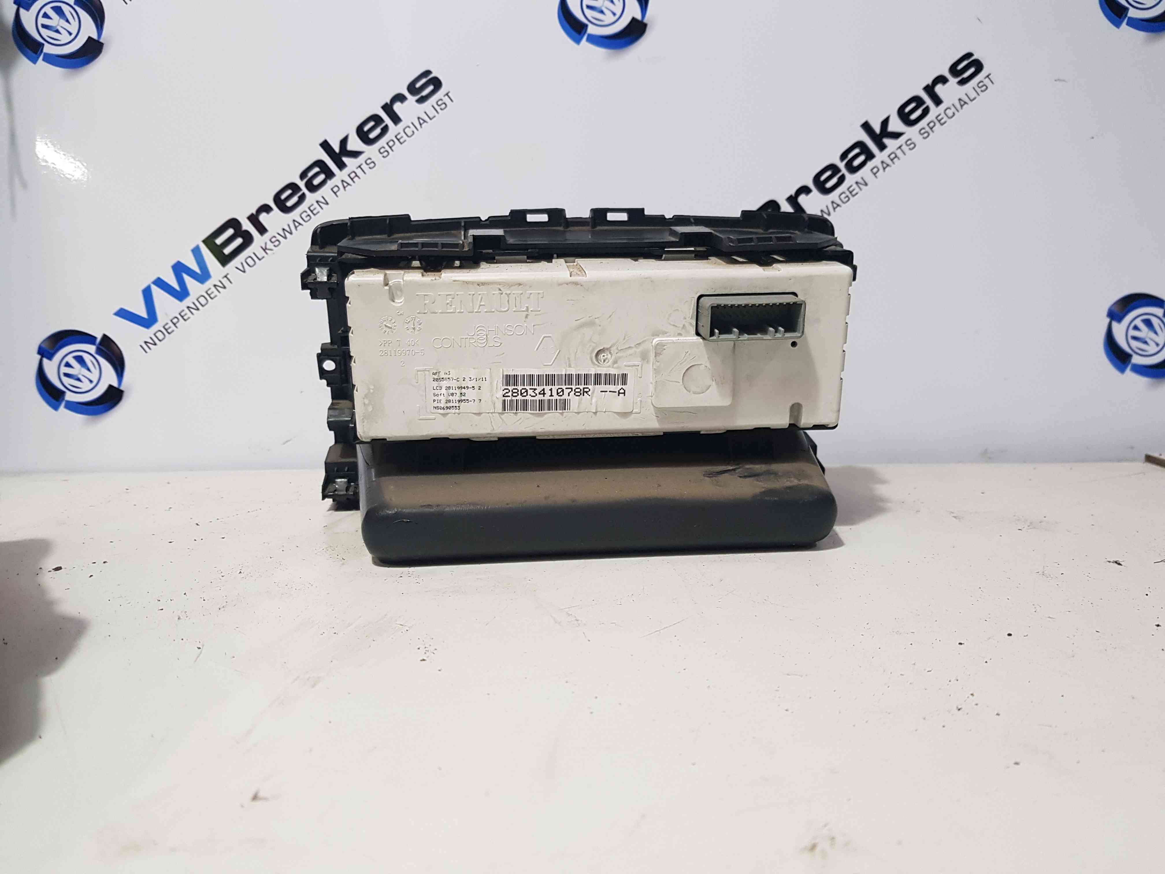 Thumb 6 Renault Trafic Vivaro Primastar 2001-2014 Digital Clock Display 280341078R