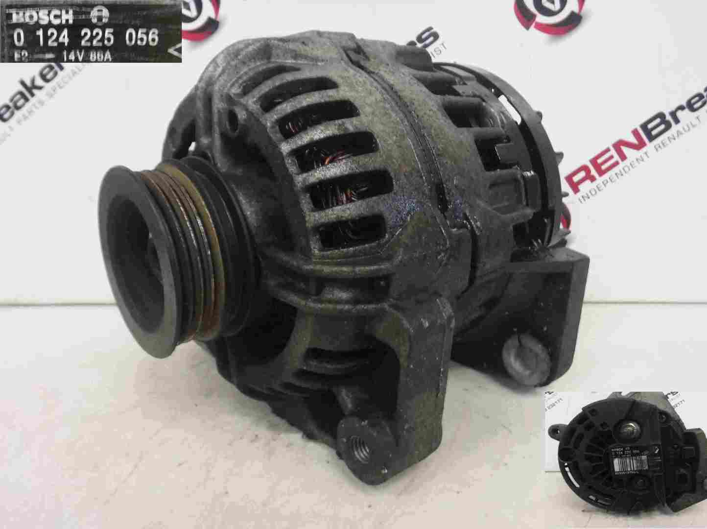 Renault Twingo 2007-2011 1.2 16v Alternator D7F 772 0124225056 8200519296