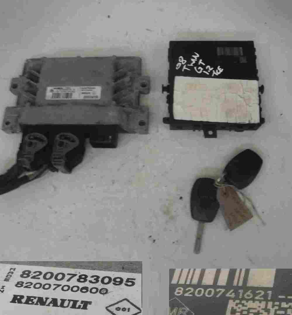 Renault Twingo 2007-2011 1.2 tCe ECU SET UCH BCM Immobiliser + 2 Key Fobs