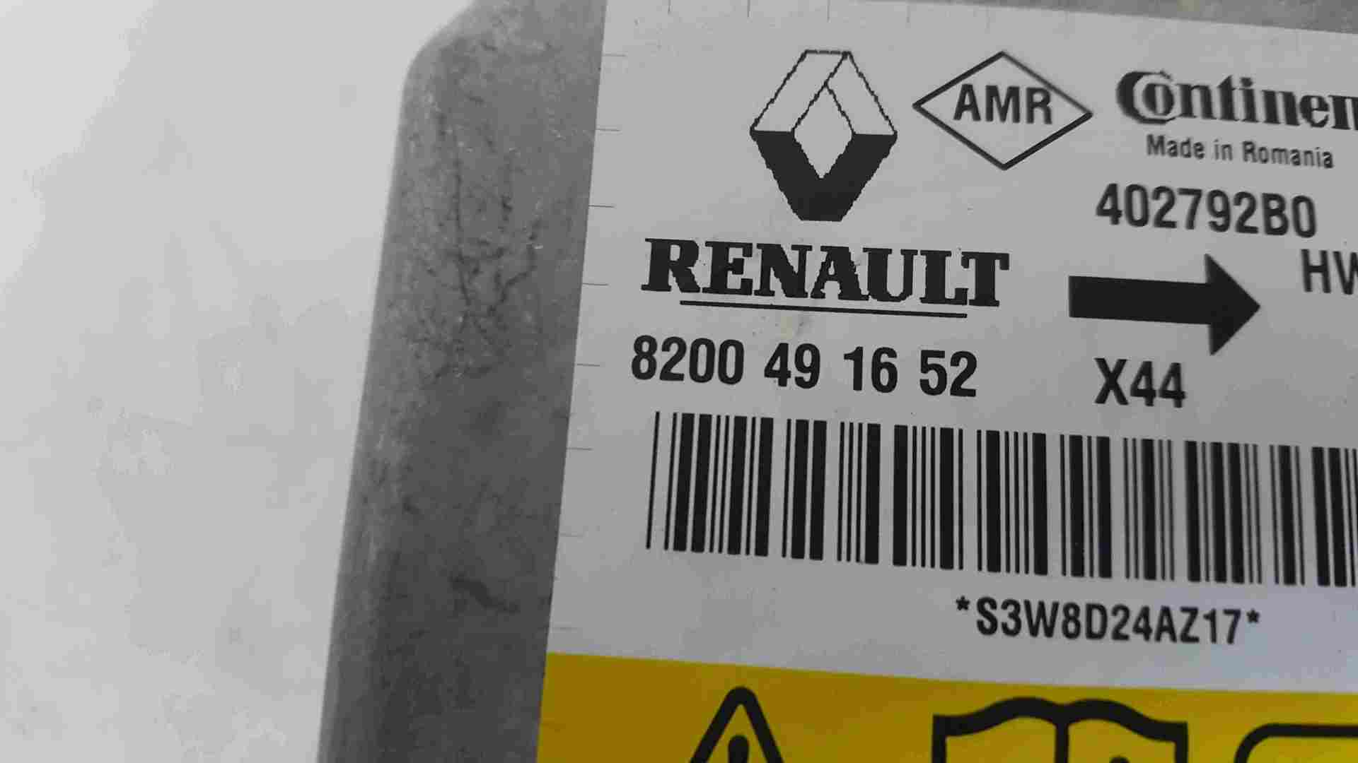 Thumb 4 Renault Twingo 2007-2011 Airbag Module Computer 8200491652