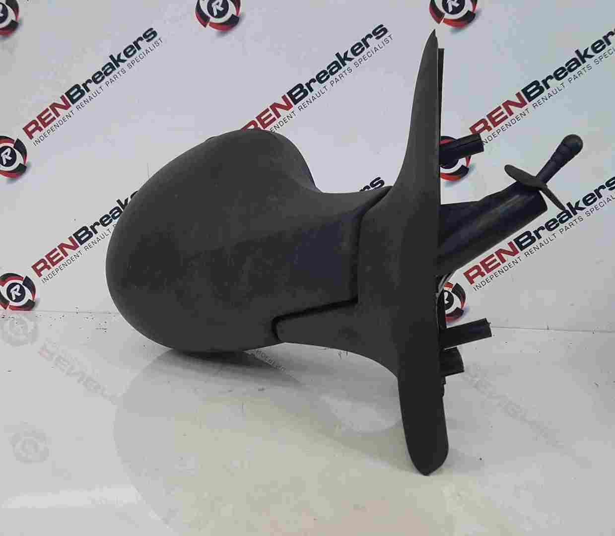 Thumb 3 Renault Twingo 2007-2011 Drivers OS Wing Mirror Plain Black Manual