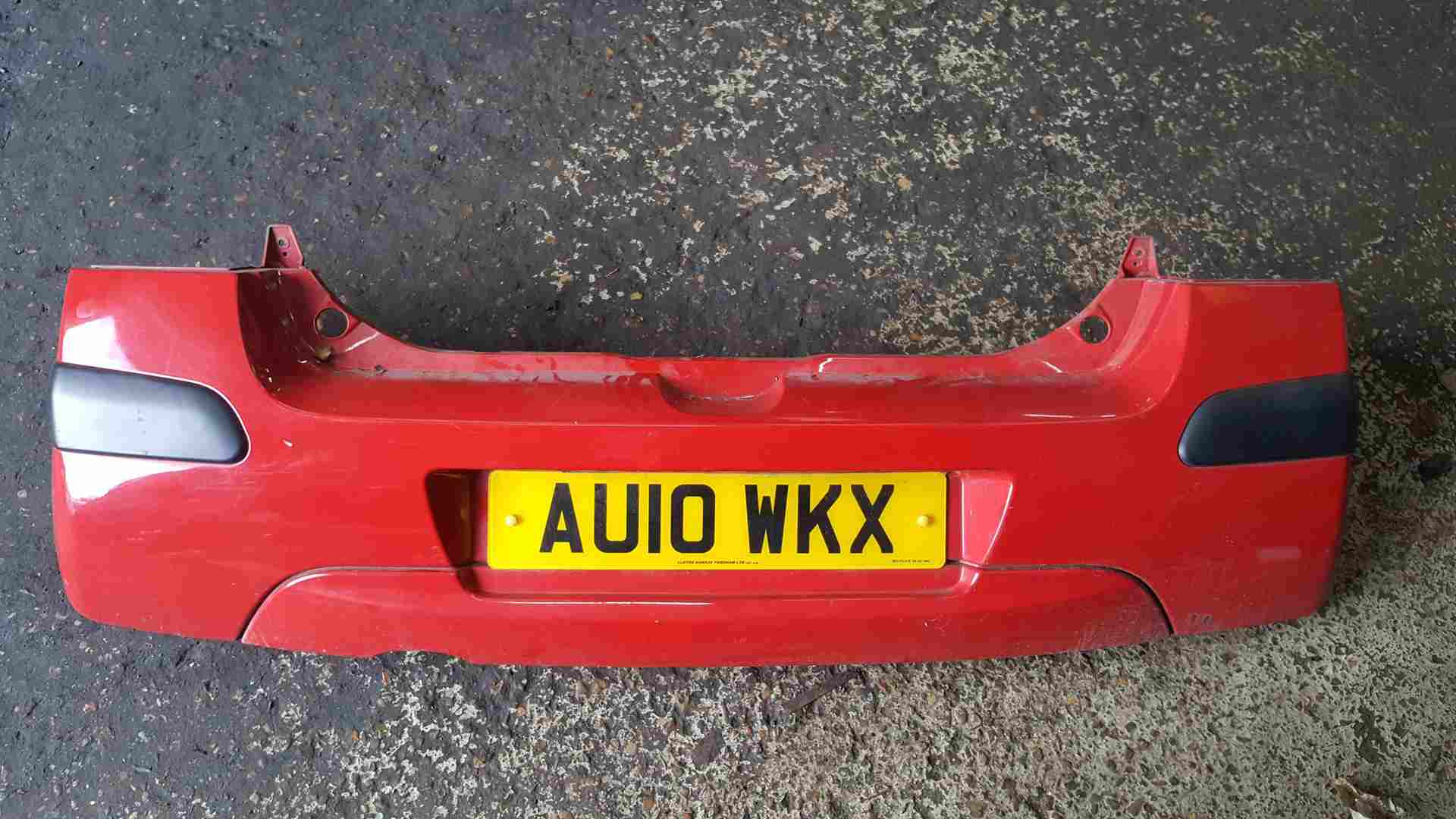 Renault Twingo 2007-2011 REAR Bumper RED Ov727