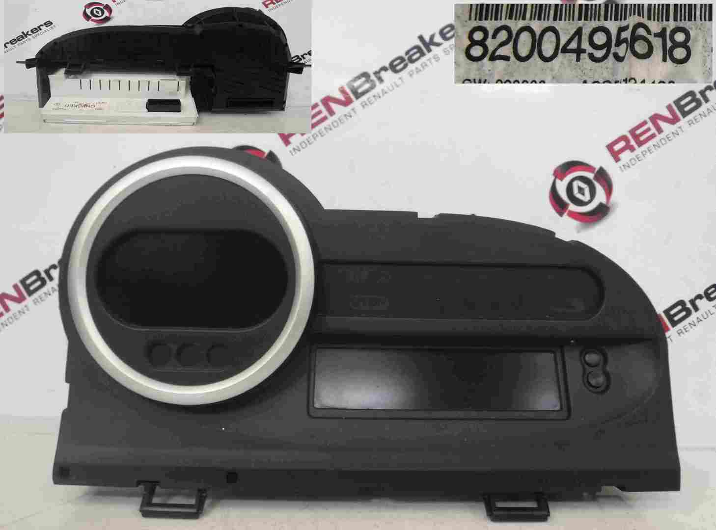 Renault Twingo 2007-2011 Instrument Panel Dials Gauges Clocks 8200495618