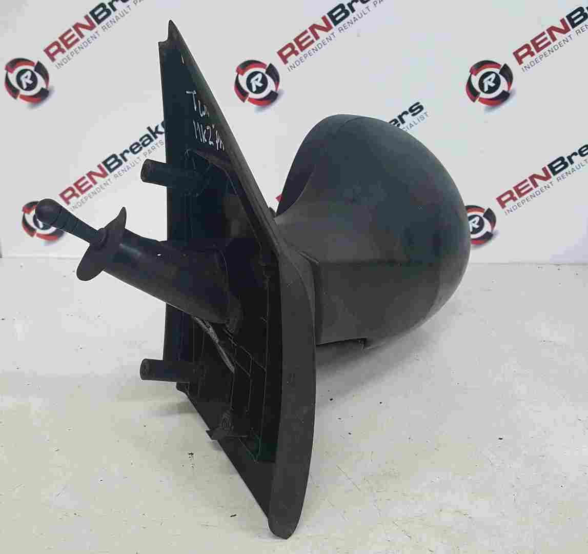 Thumb 2 Renault Twingo 2007-2011 Passenger NS Wing Mirror Plain Black Manual