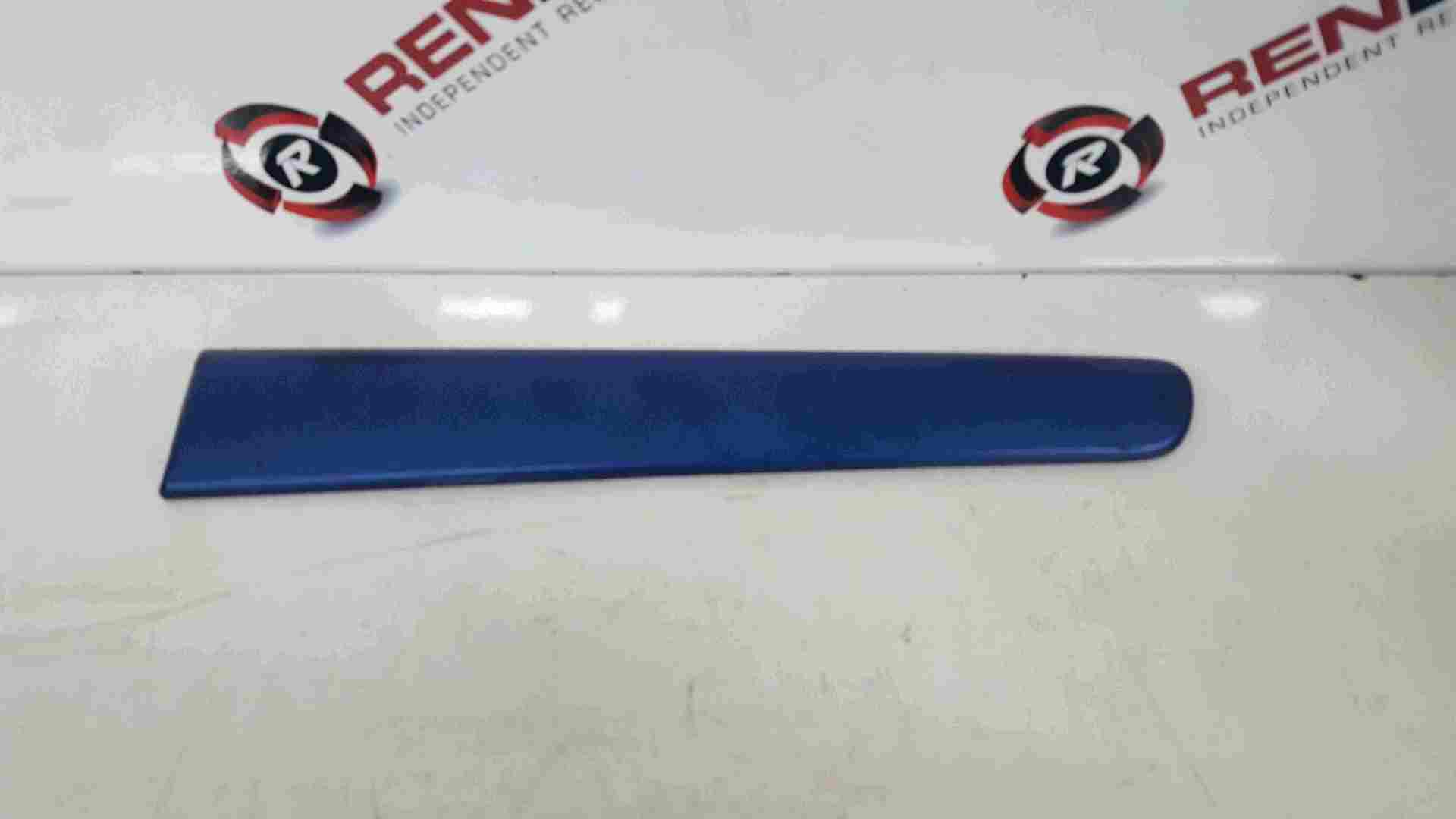 Thumb 3 Renault Twingo 2007-2011 Passenger NSR Rear Door Moulding Trim Blue TERNA