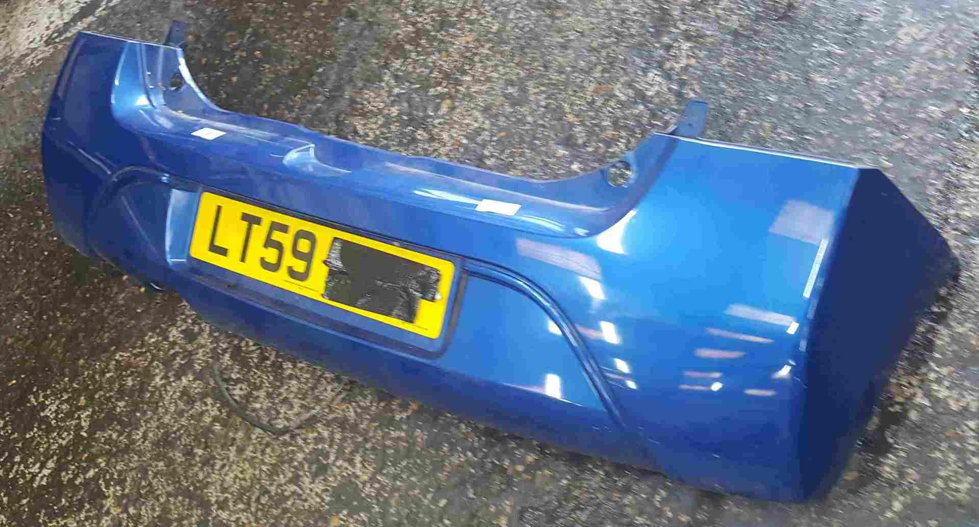 Thumb 3 Renault Twingo 2007-2011 Rear Bumper Blue TERNA