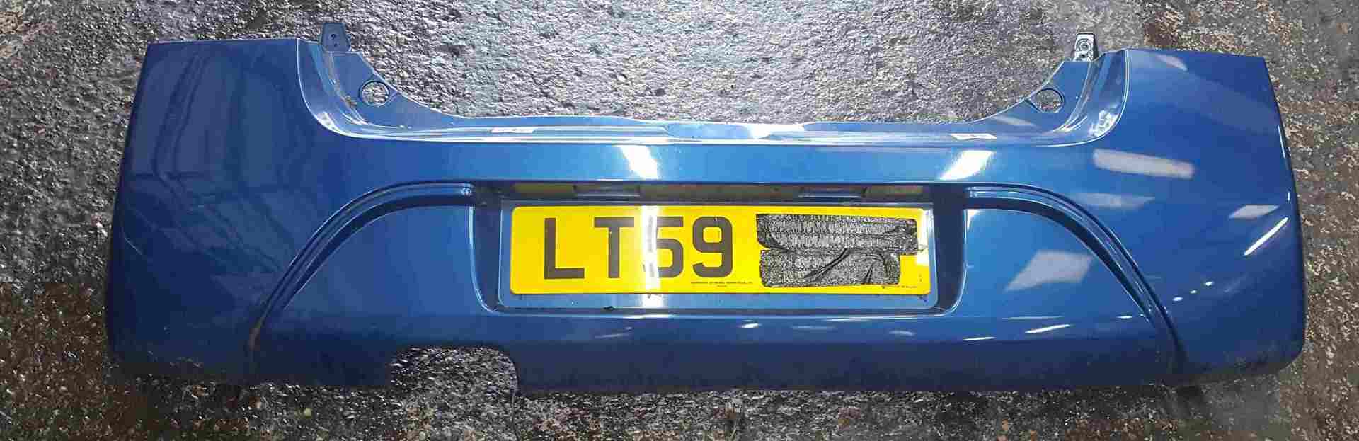 Renault Twingo 2007-2011 Rear Bumper Blue TERNA