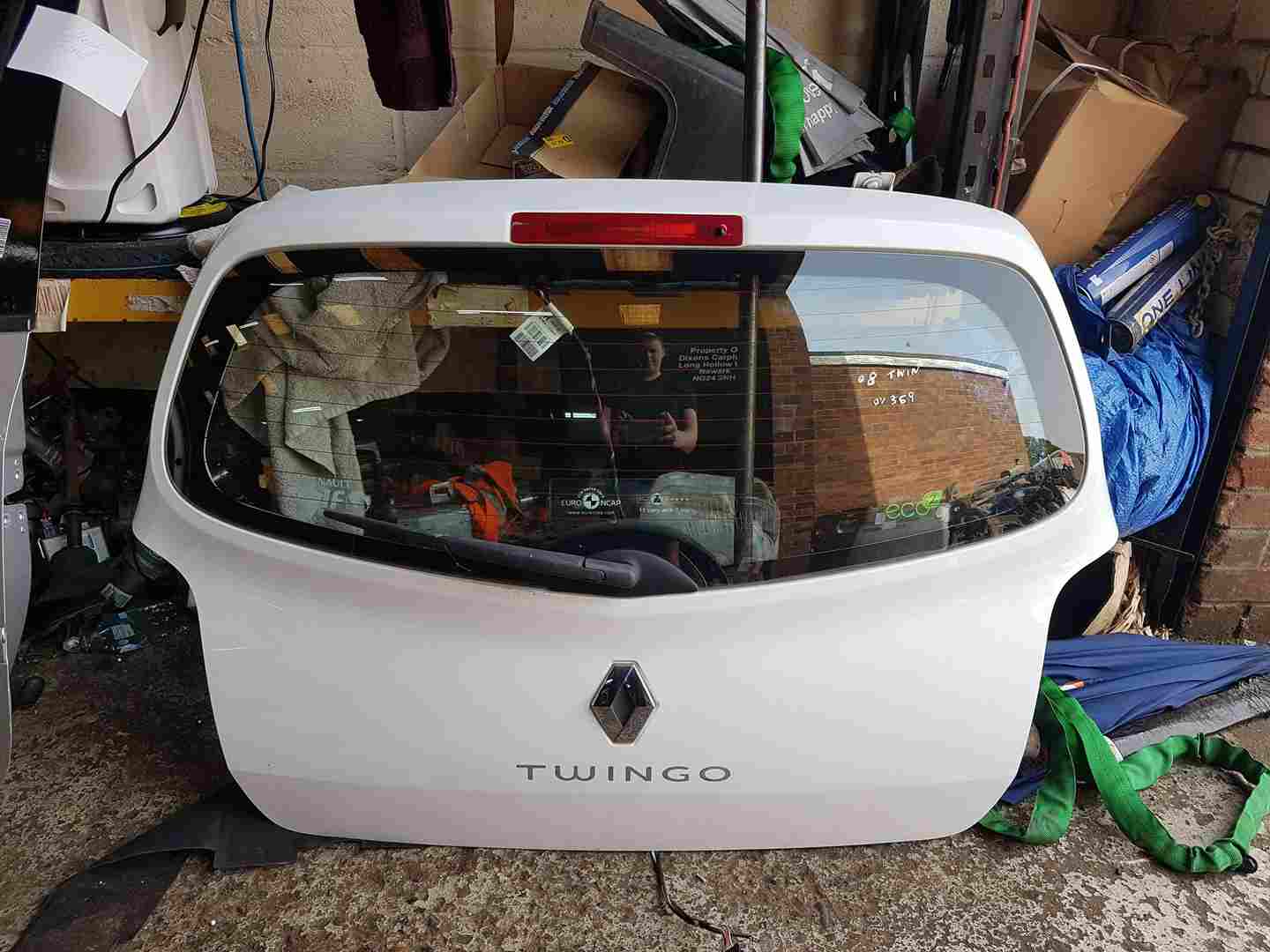 Renault Twingo 2007-2011 Rear Tailgate Boot White Ov369