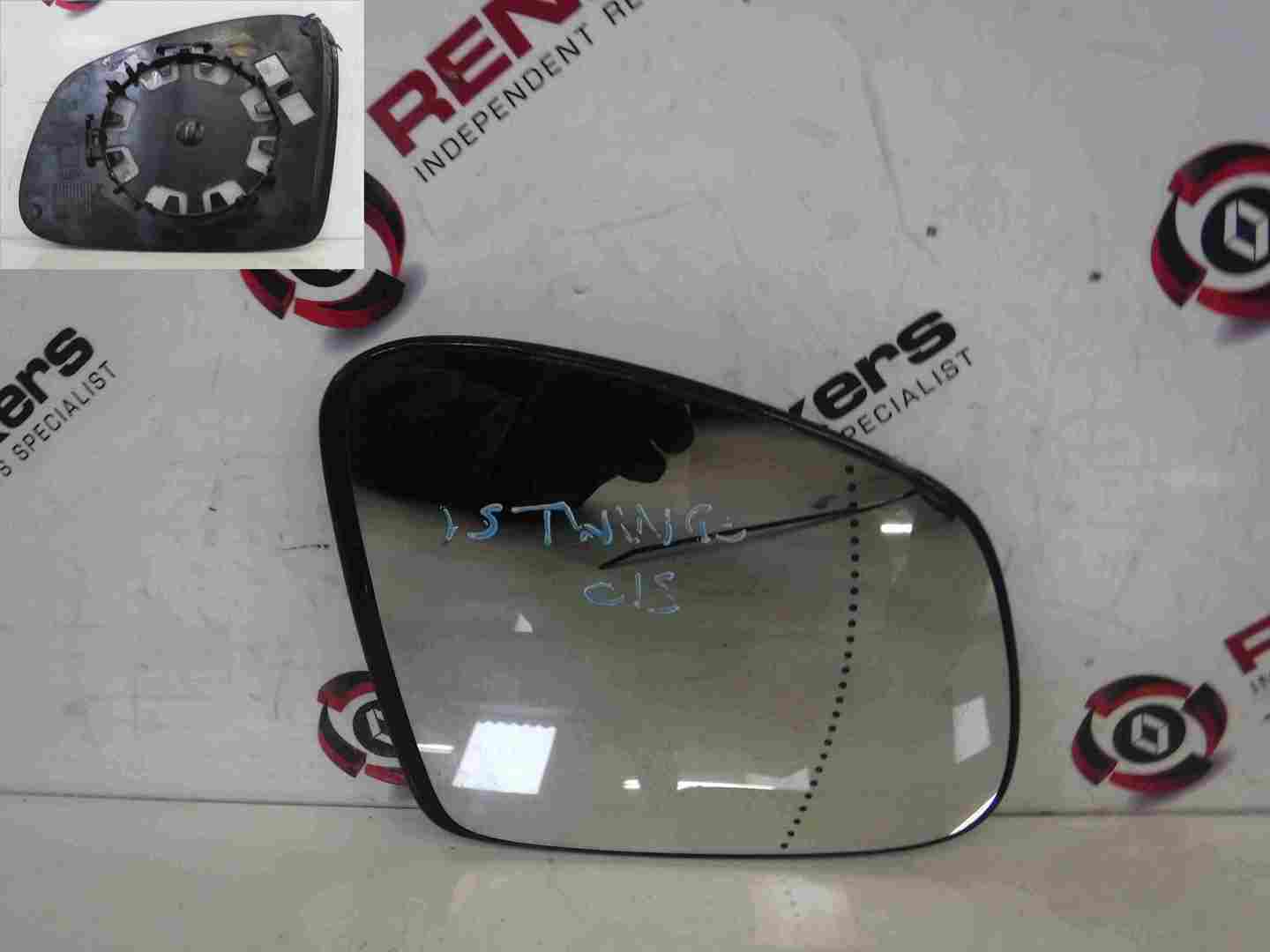 Renault Twingo 2011-2014 Drivers OS Wing Mirror Glass