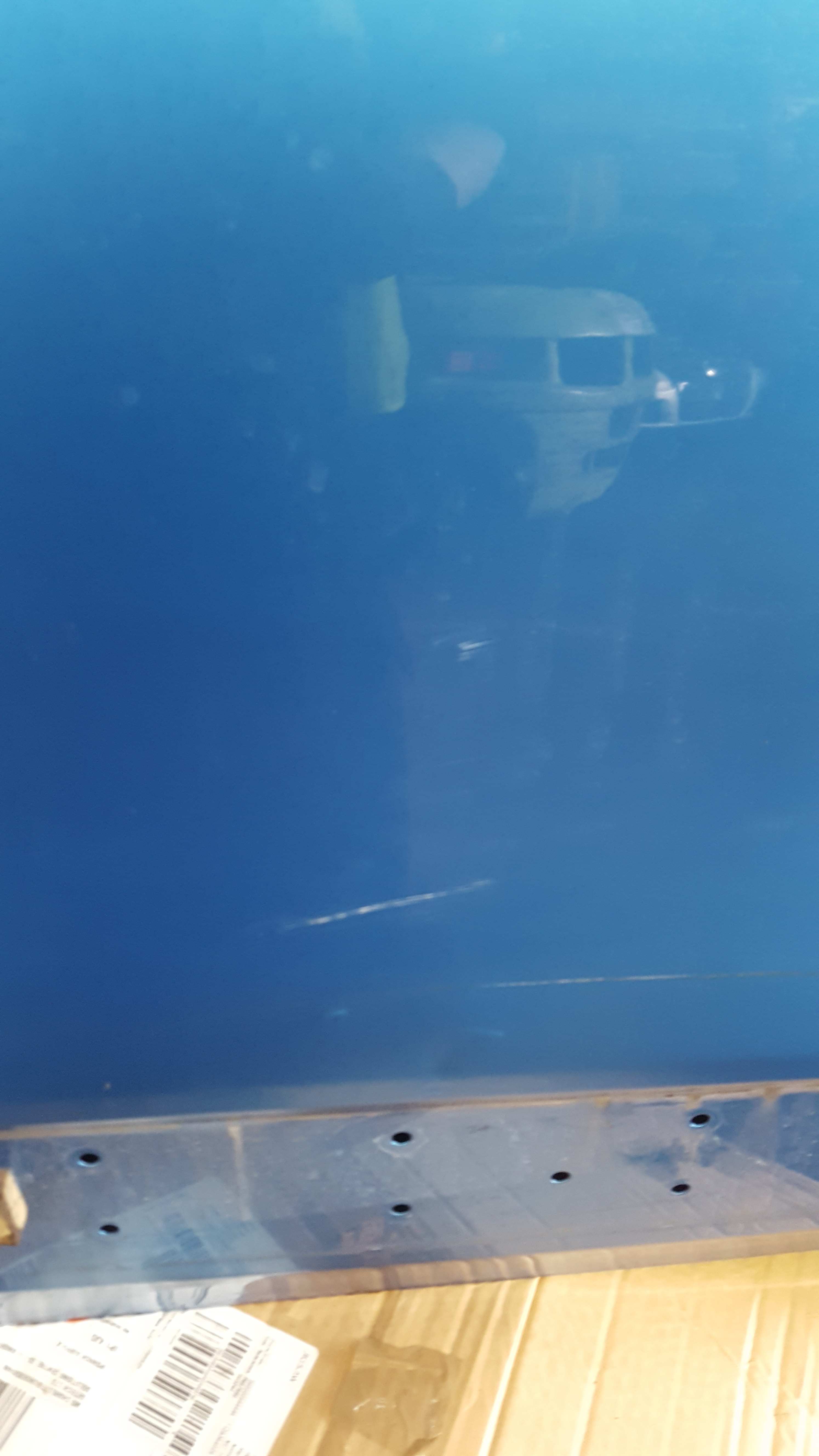 Renault Twingo 2014-2017 Drivers OSR Rear Door Blue Terpm