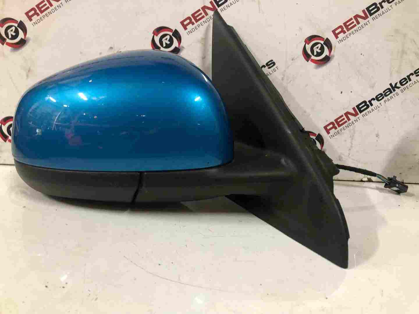 Renault Twingo 2014-2017 Drivers Side Os OSF Wing Mirror Terpm Blue 7202-103LH