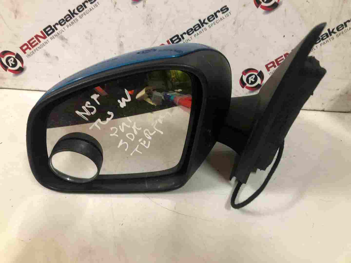 Thumb 7 Renault Twingo 2014-2017 Passenger Side Ns NSF Wing Mirror Terpm Blue 