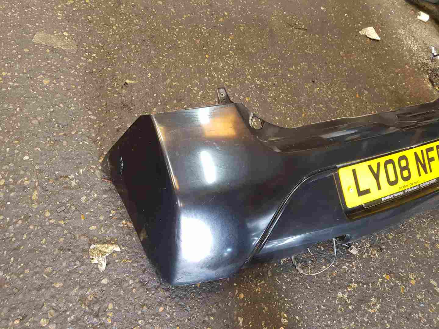 Thumb 2 Renault Twingo Gt 2007-2011 Rear Bumper Black 676 Nv676