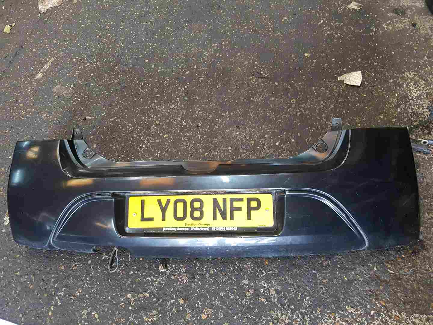 Renault Twingo Gt 2007-2011 Rear Bumper Black 676 Nv676
