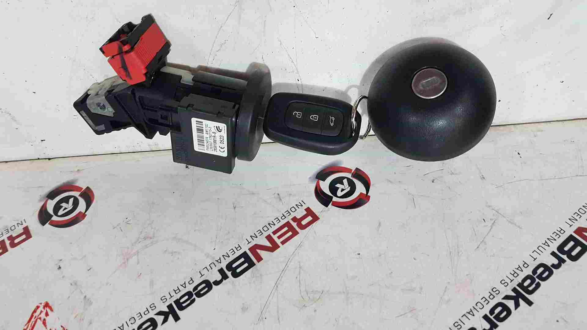 Thumb 3 Renault Twingo MK3 2014-2017 Ignition Barrel + KEY Fuel CAP Lock SET  48700185R