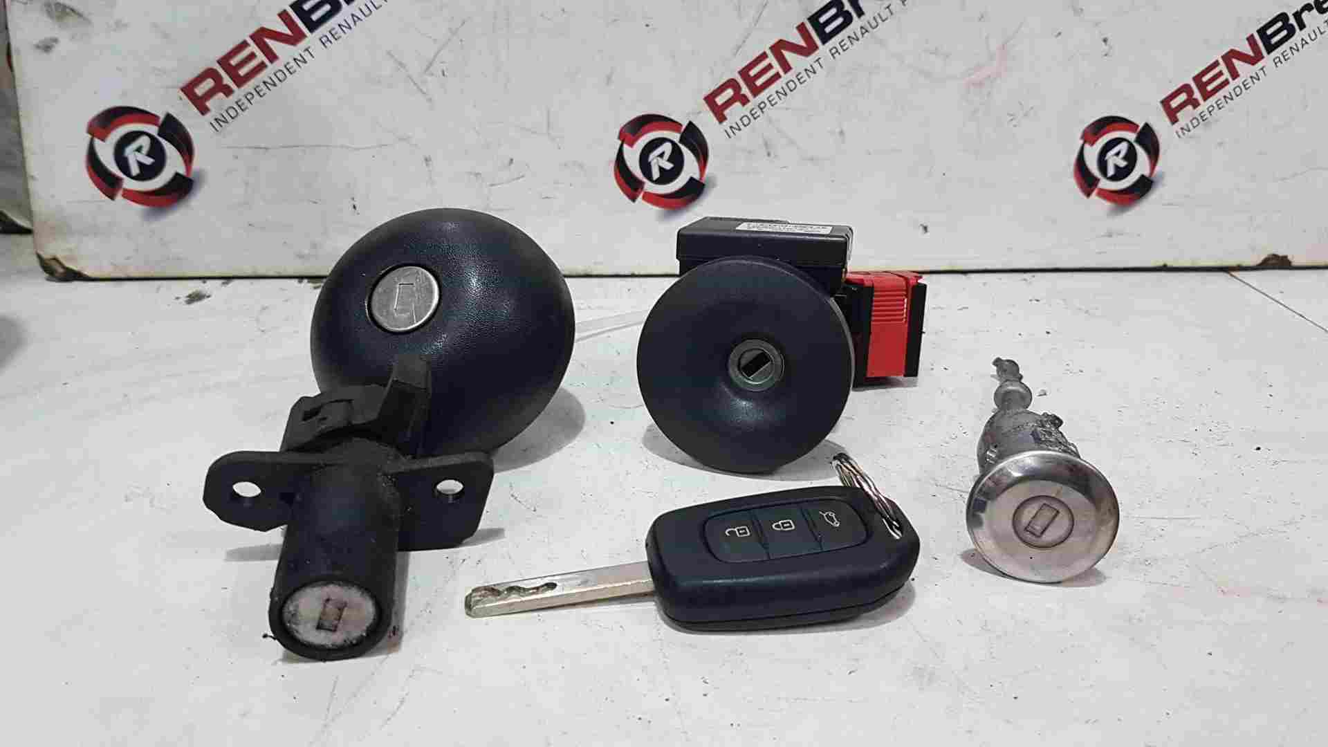 Thumb 3 Renault Twingo MK3 2014-2017 Ignition Door Bonnet Barrel KEY Fuel CAP Lock SET