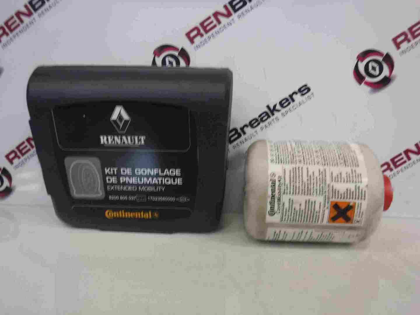 Renault Tyre Repair Kit Inflator With Foam 8200805037