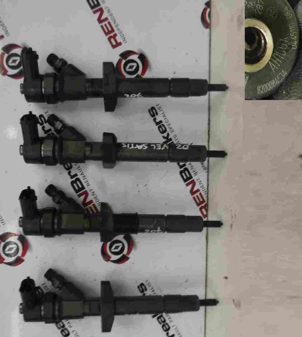 Renault Vel Satis 2002-2005 2.2 dCi Diesel Fuel Injectors X4 Set G9T 702