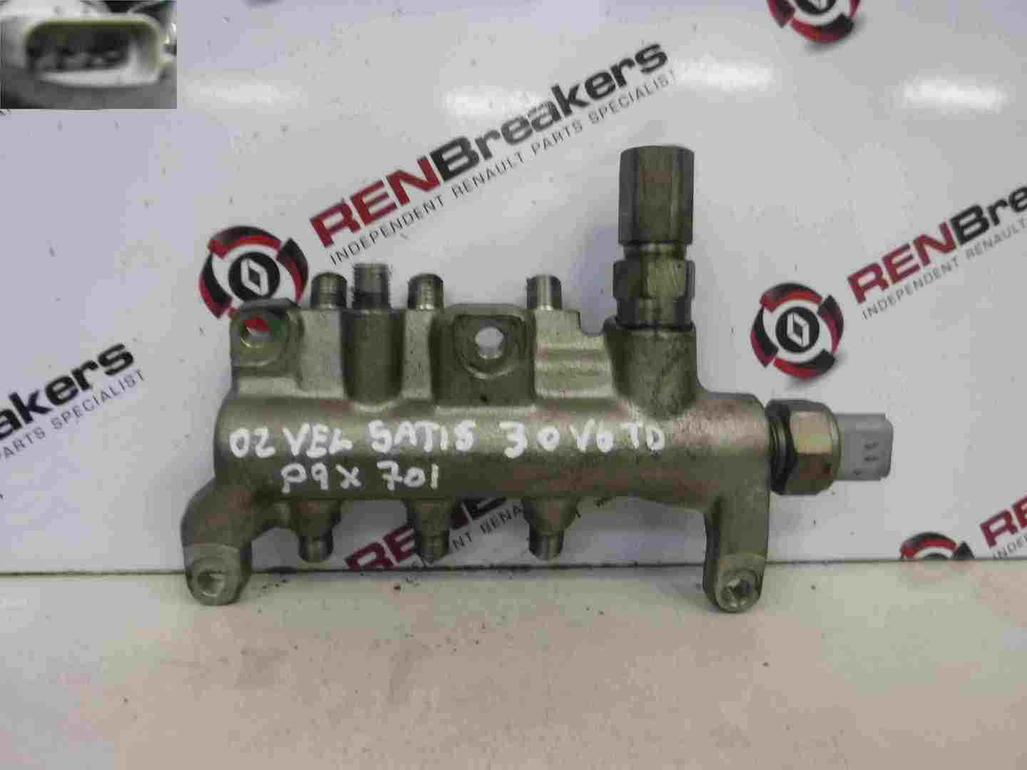 Renault Vel Satis 2002-2005 3.0 dCi Diesel Fuel Injector Rail Pressure Sensor