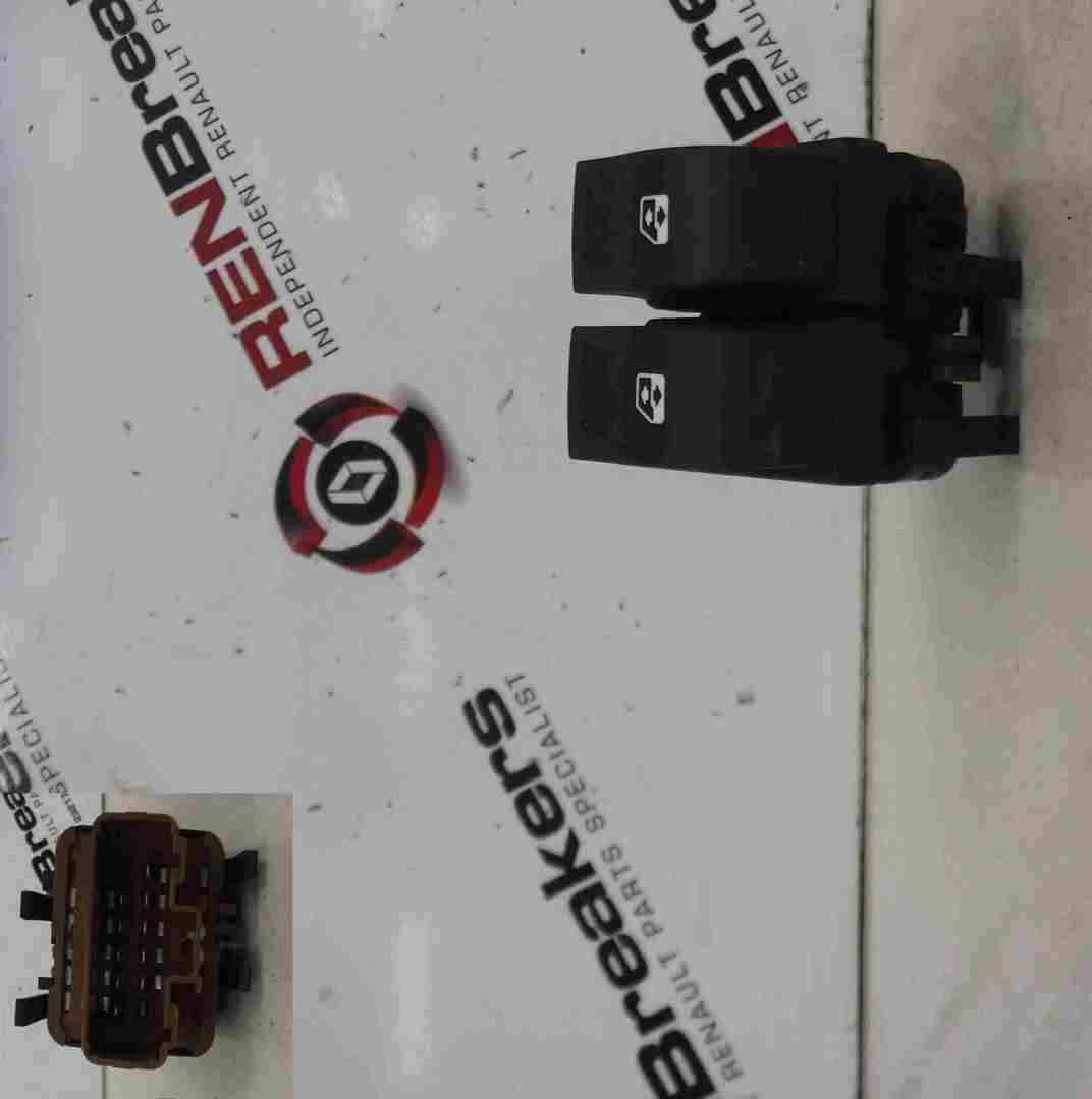 Renault Vel Satis 2002-2005 Drivers OS Dual Window Switch Rear Windows